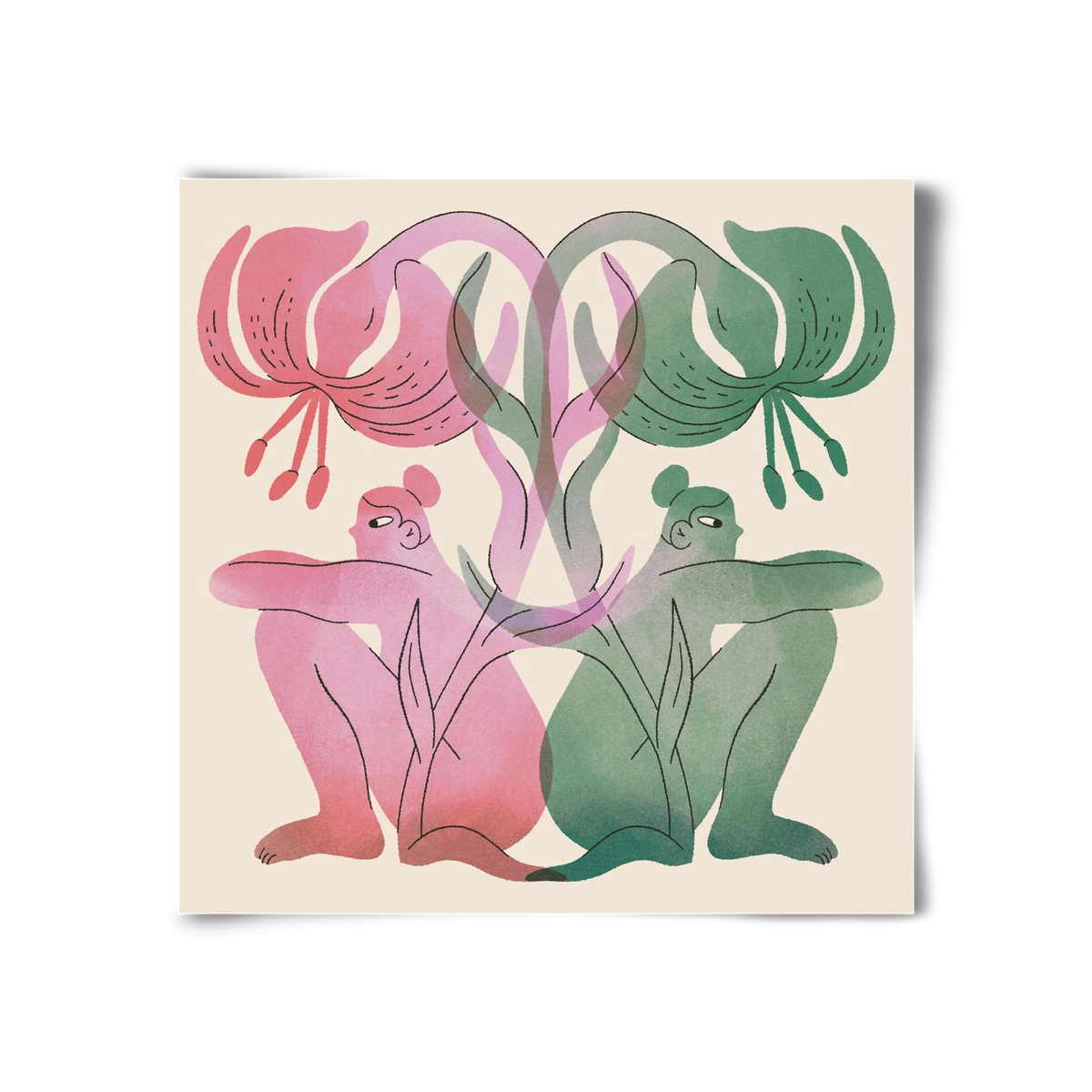 Both Sides, 30x30 cm, Keret nélkül