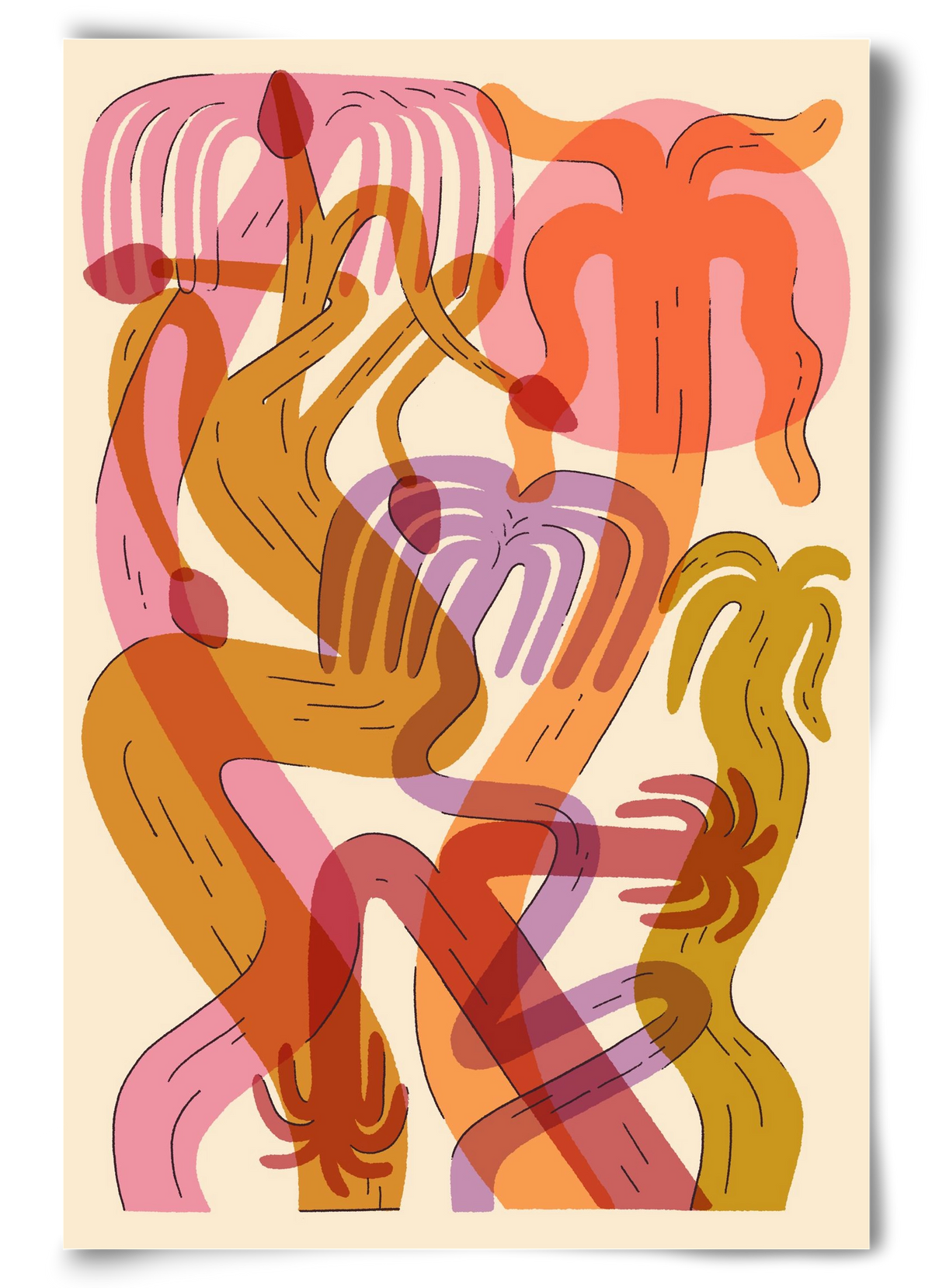 Color Jungle, 60x90 cm, Keret nélkül