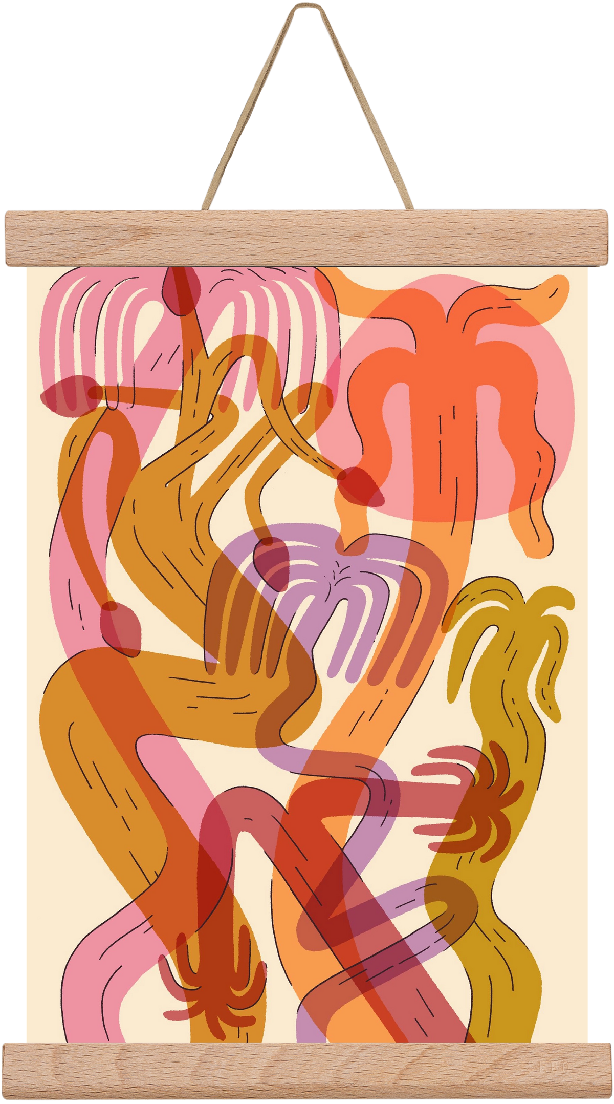 Color Jungle, 20x30 cm (20x30 cm), Tölgy akasztó