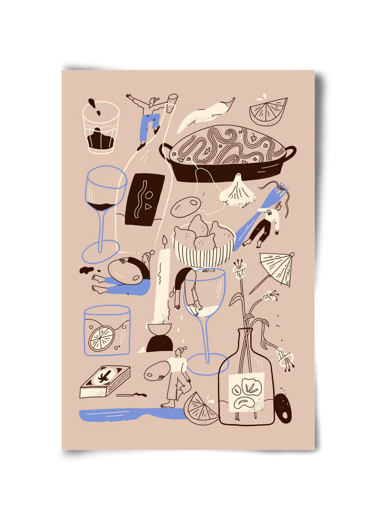 Table Scene, 30x45 cm, Keret nélkül