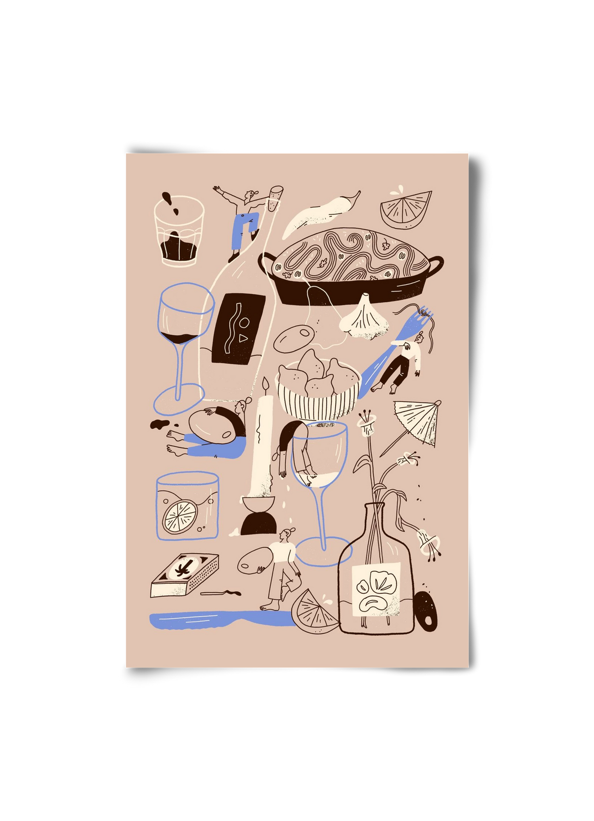 Table Scene, 20x30 cm, Keret nélkül