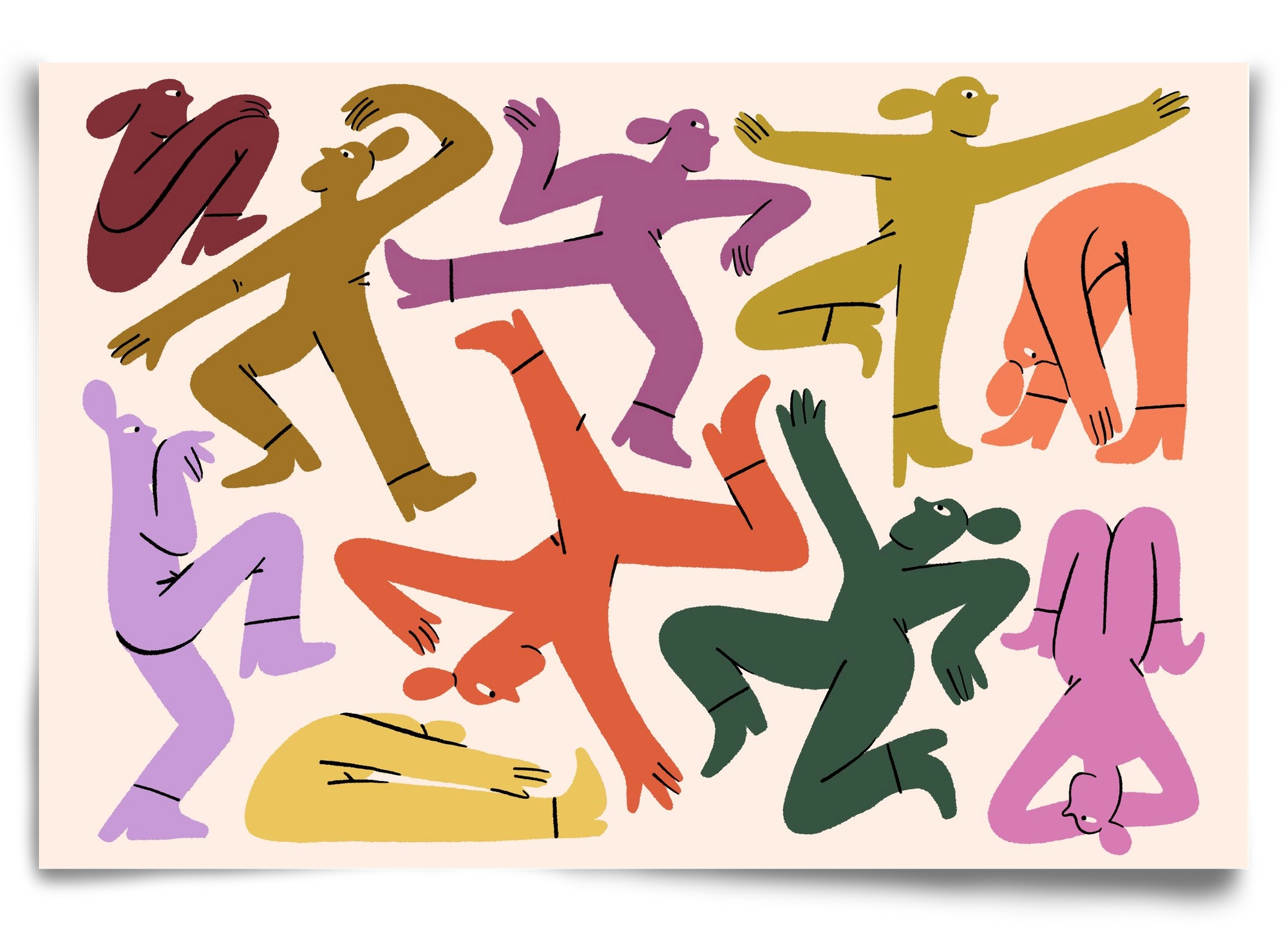 Crazy, 90x60 cm, Keret nélkül