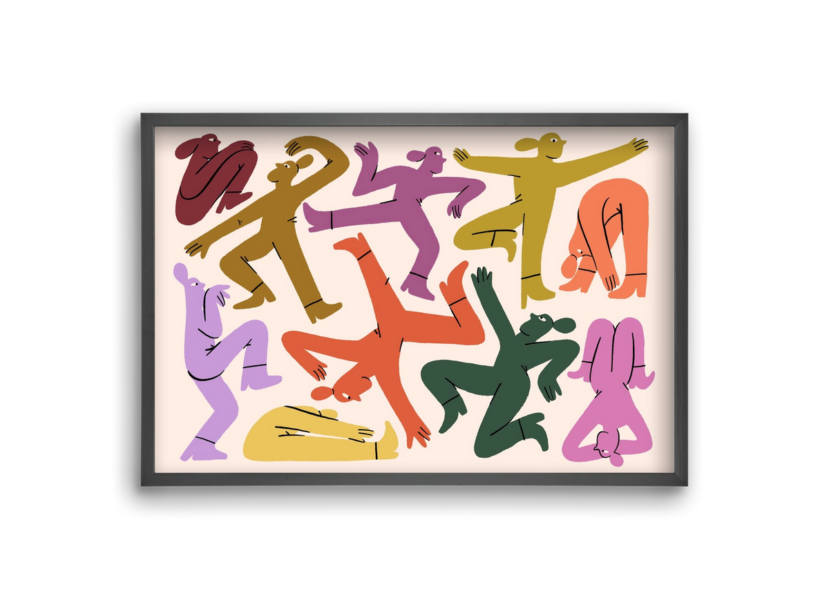 Crazy, 30x20 cm (30x20 cm), Fekete keret