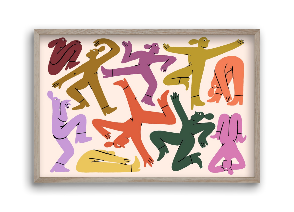 Crazy, 45x30 cm (45x30 cm), Tölgy keret