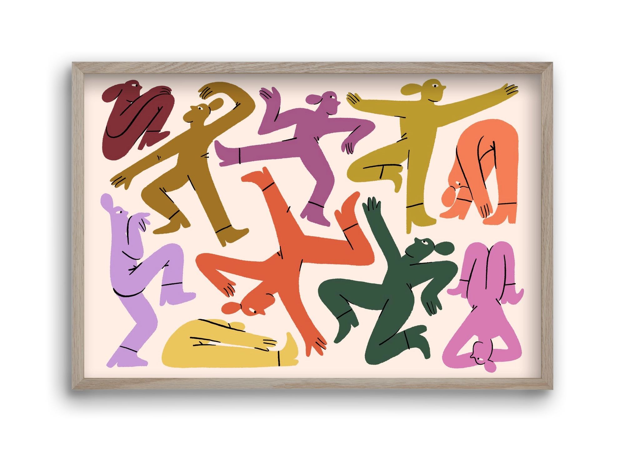 Crazy, 45x30 cm (45x30 cm), Tölgy keret