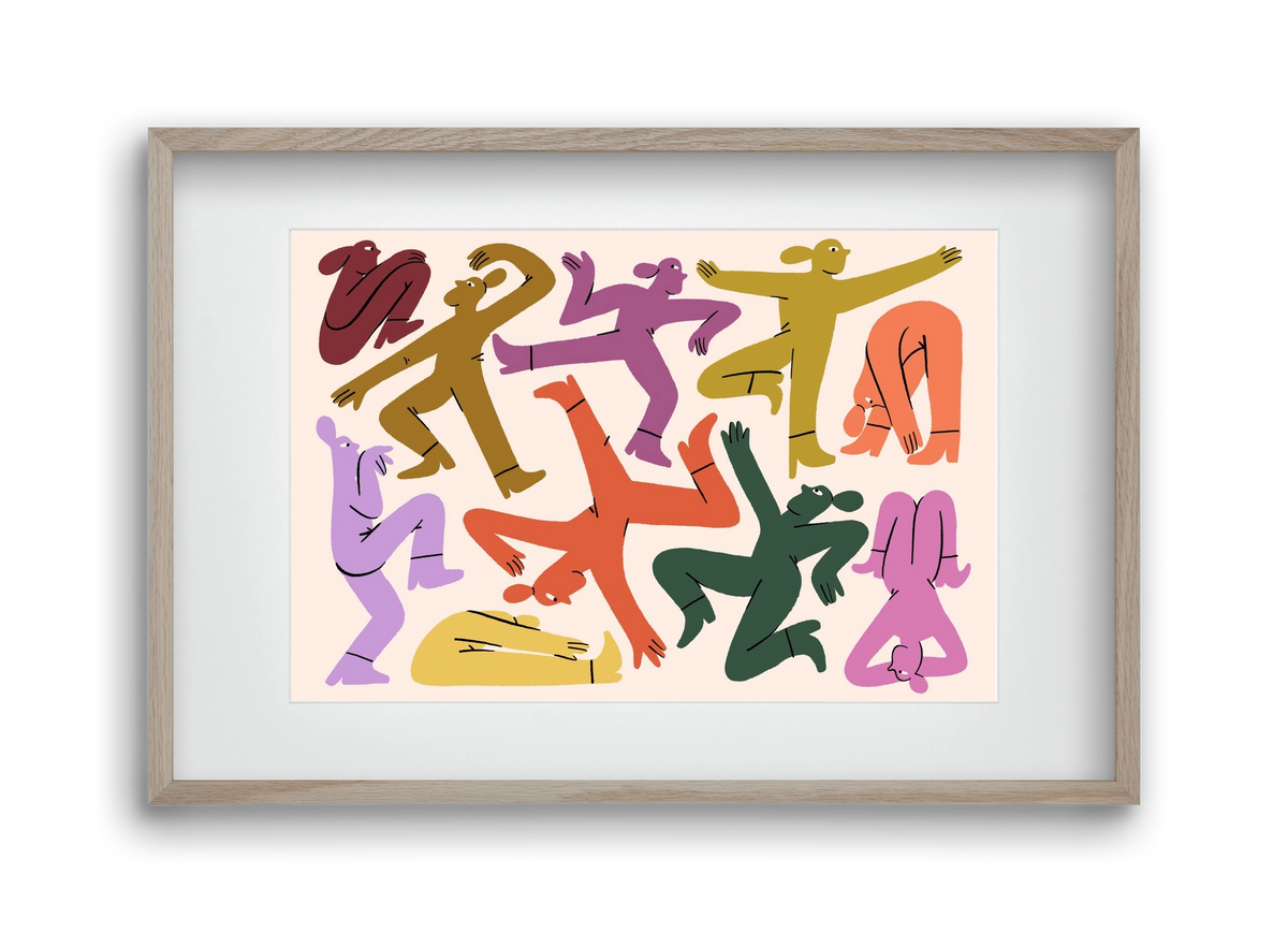 Crazy, 45x30 cm (30x20 cm), Tölgy keret, paszpartuval