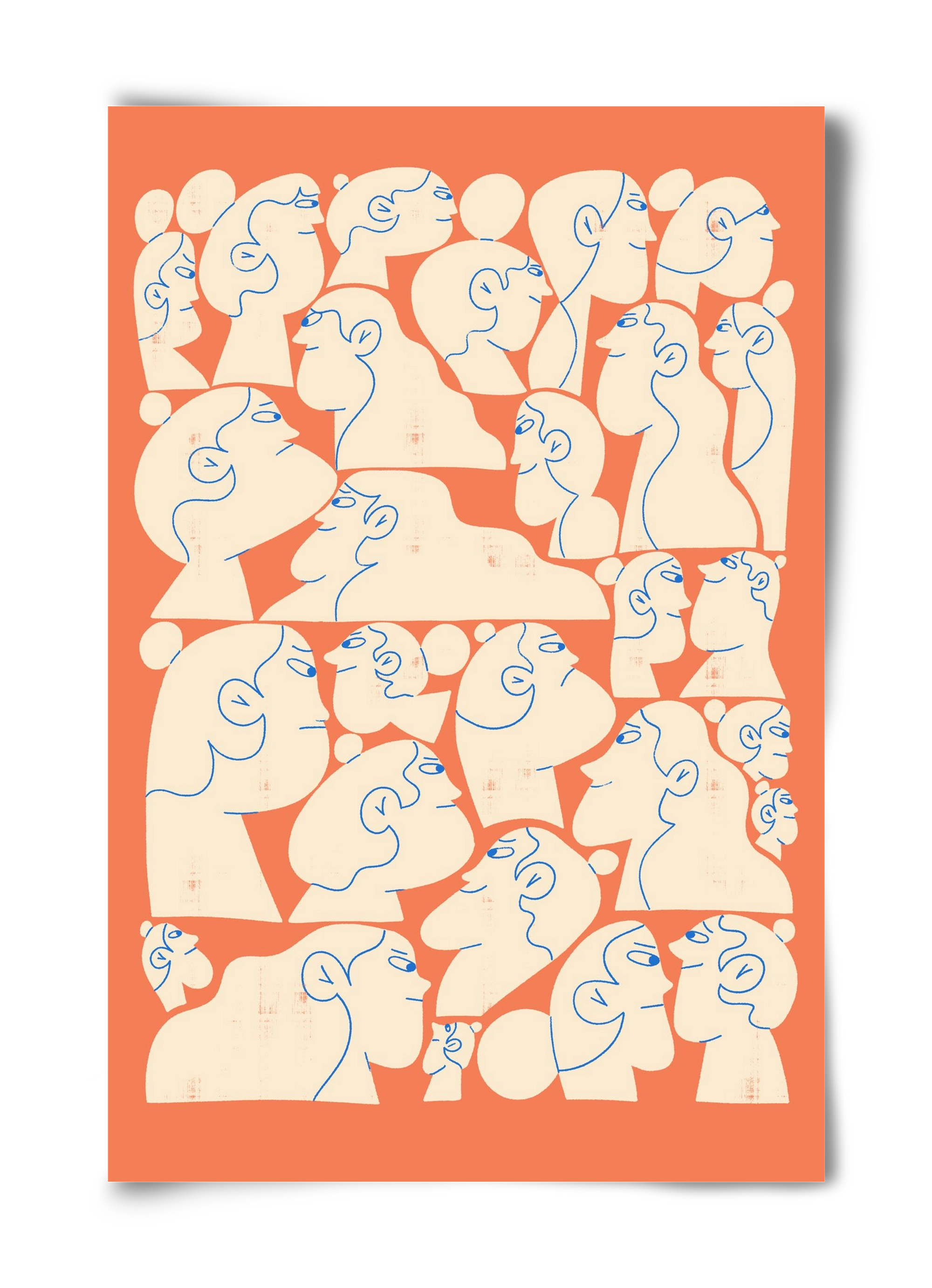 Shaping Each Other, 40x60 cm, Keret nélkül