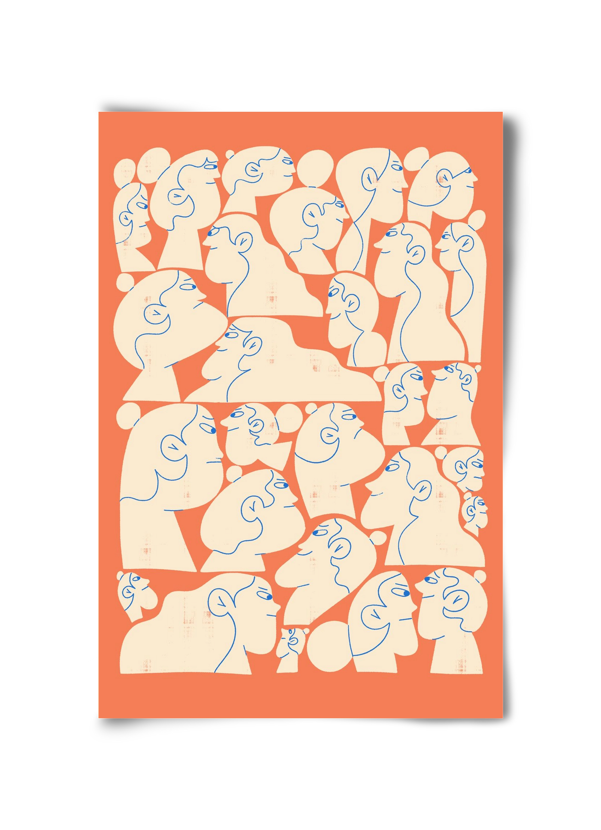 Shaping Each Other, 30x45 cm, Keret nélkül