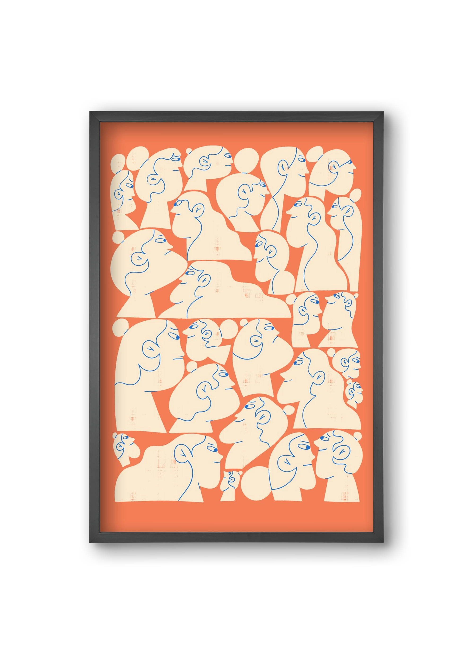 Shaping Each Other, 20x30 cm (20x30 cm), Fekete keret