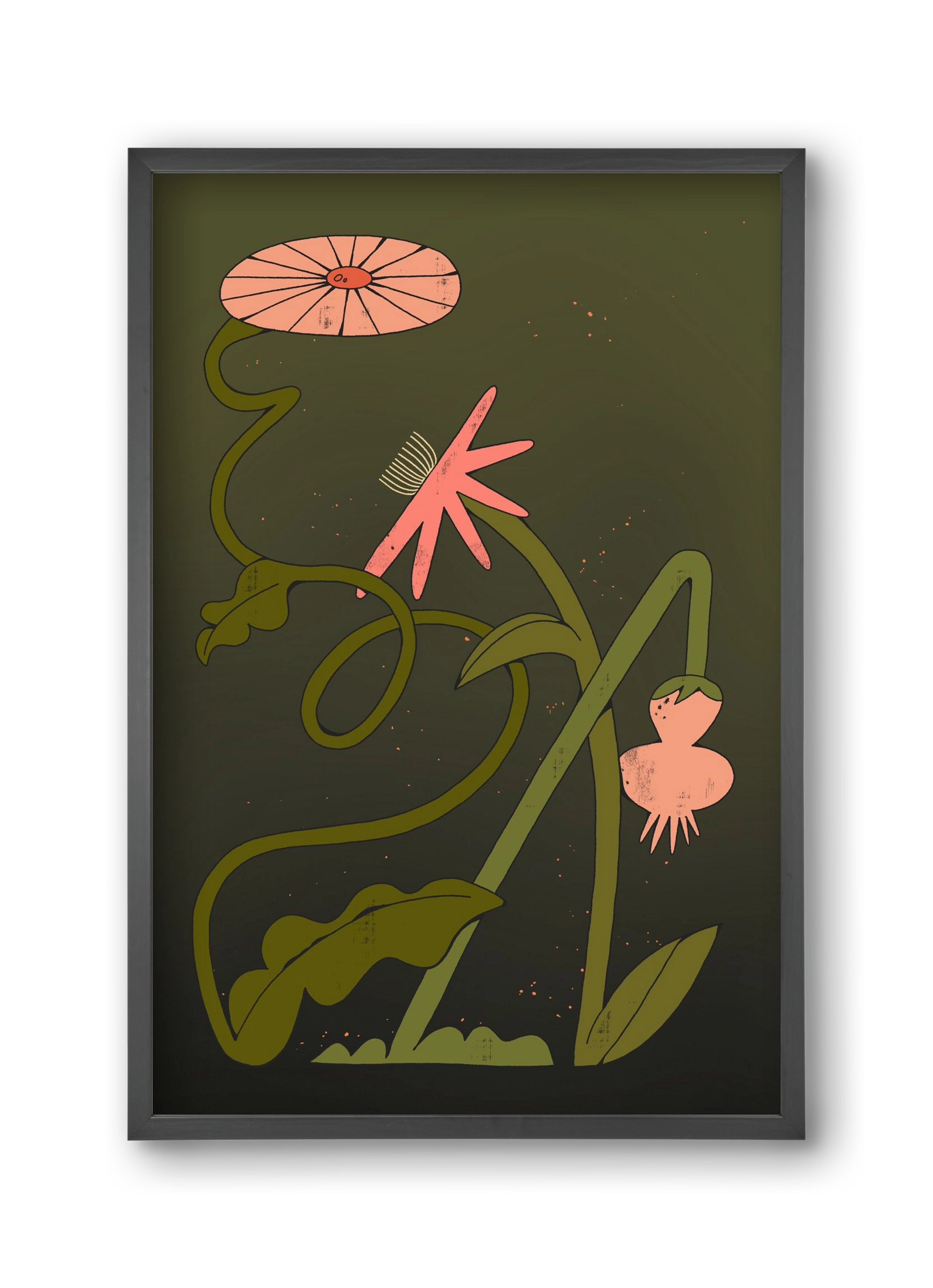 Paths, 30x45 cm (30x45 cm), Fekete keret