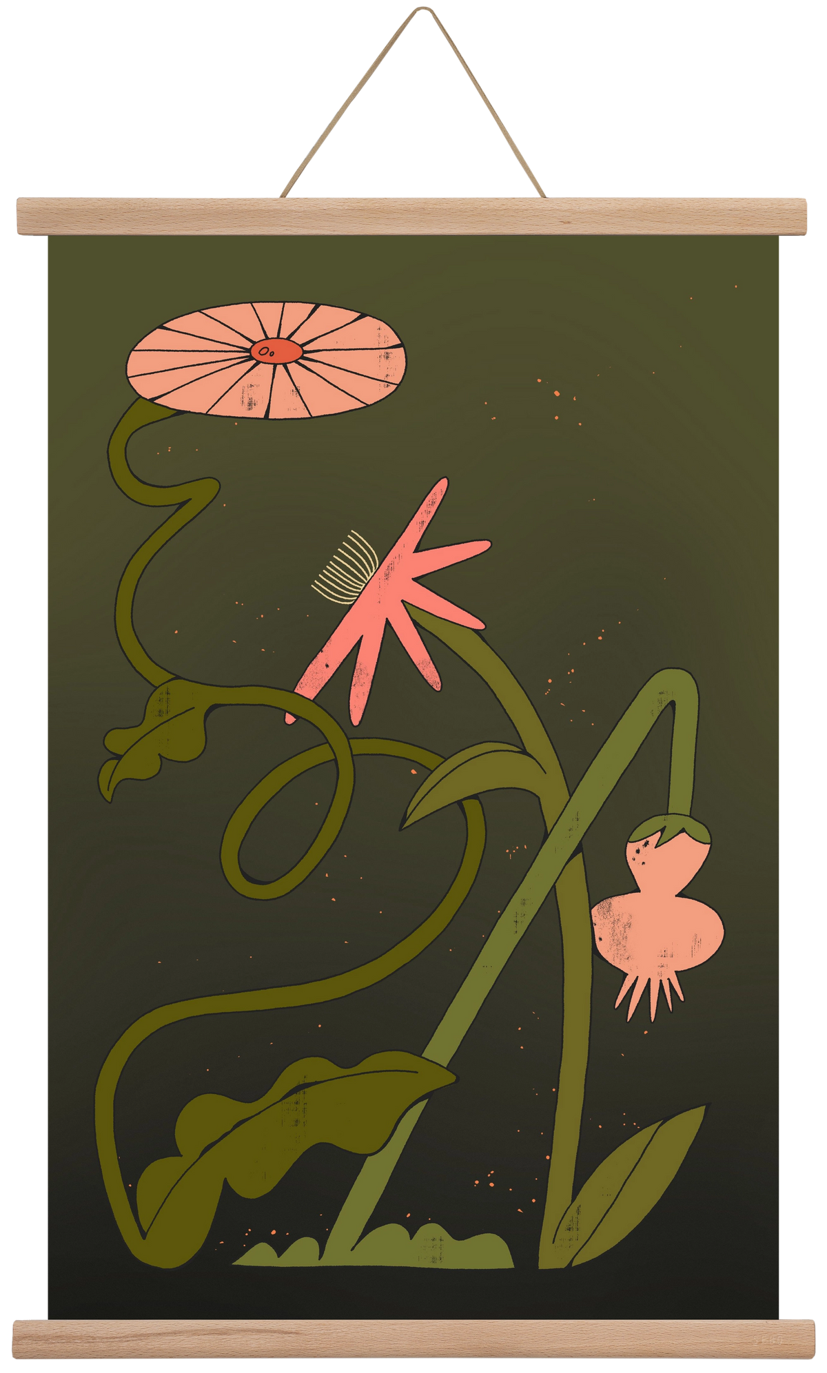 Paths, 40x60 cm (40x60 cm), Tölgy akasztó