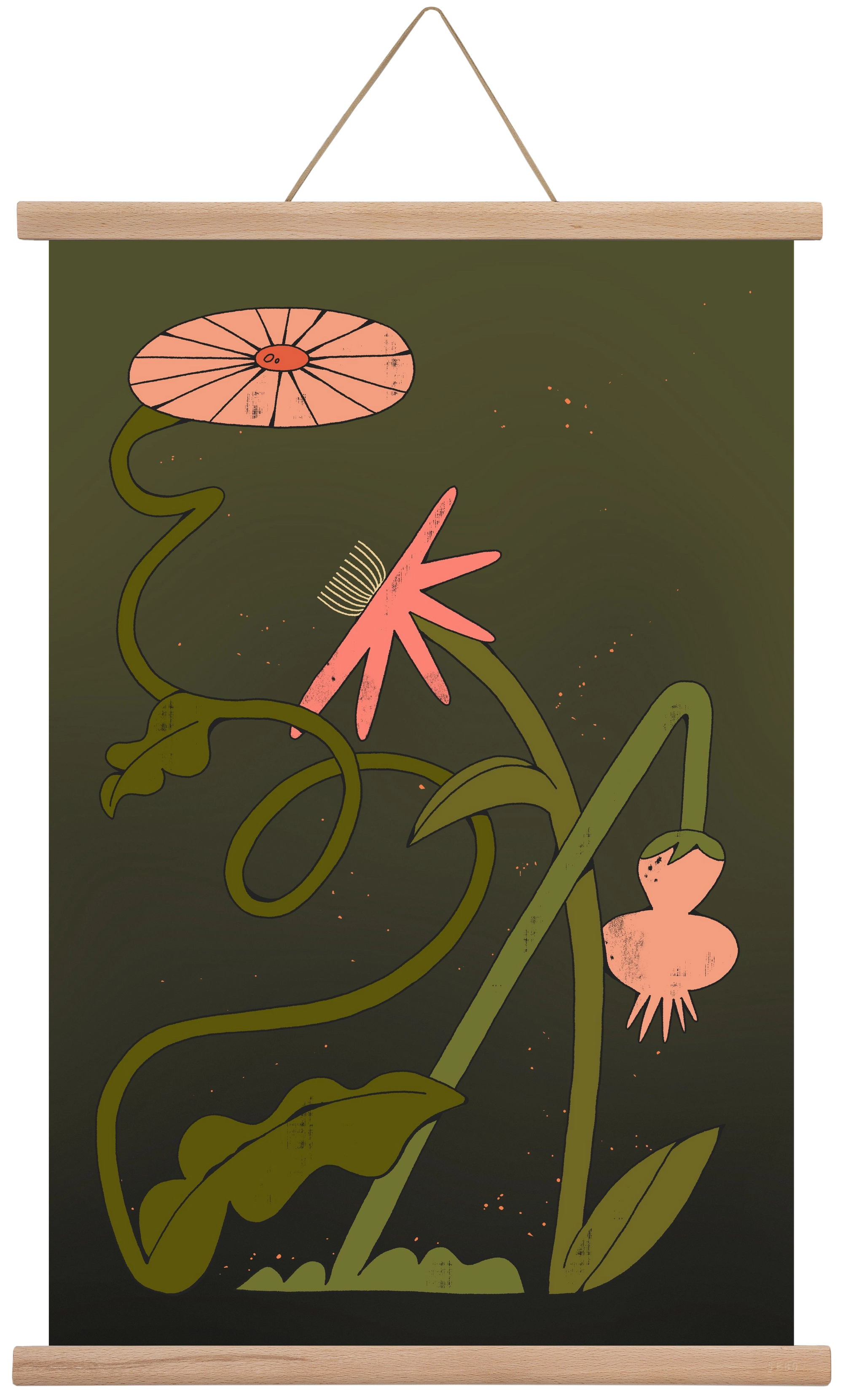 Paths, 40x60 cm (40x60 cm), Tölgy akasztó