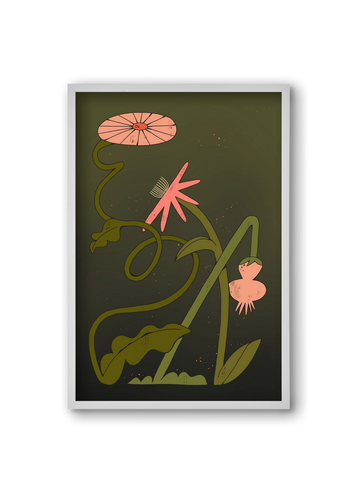 Paths, 20x30 cm (20x30 cm), Fehér keret