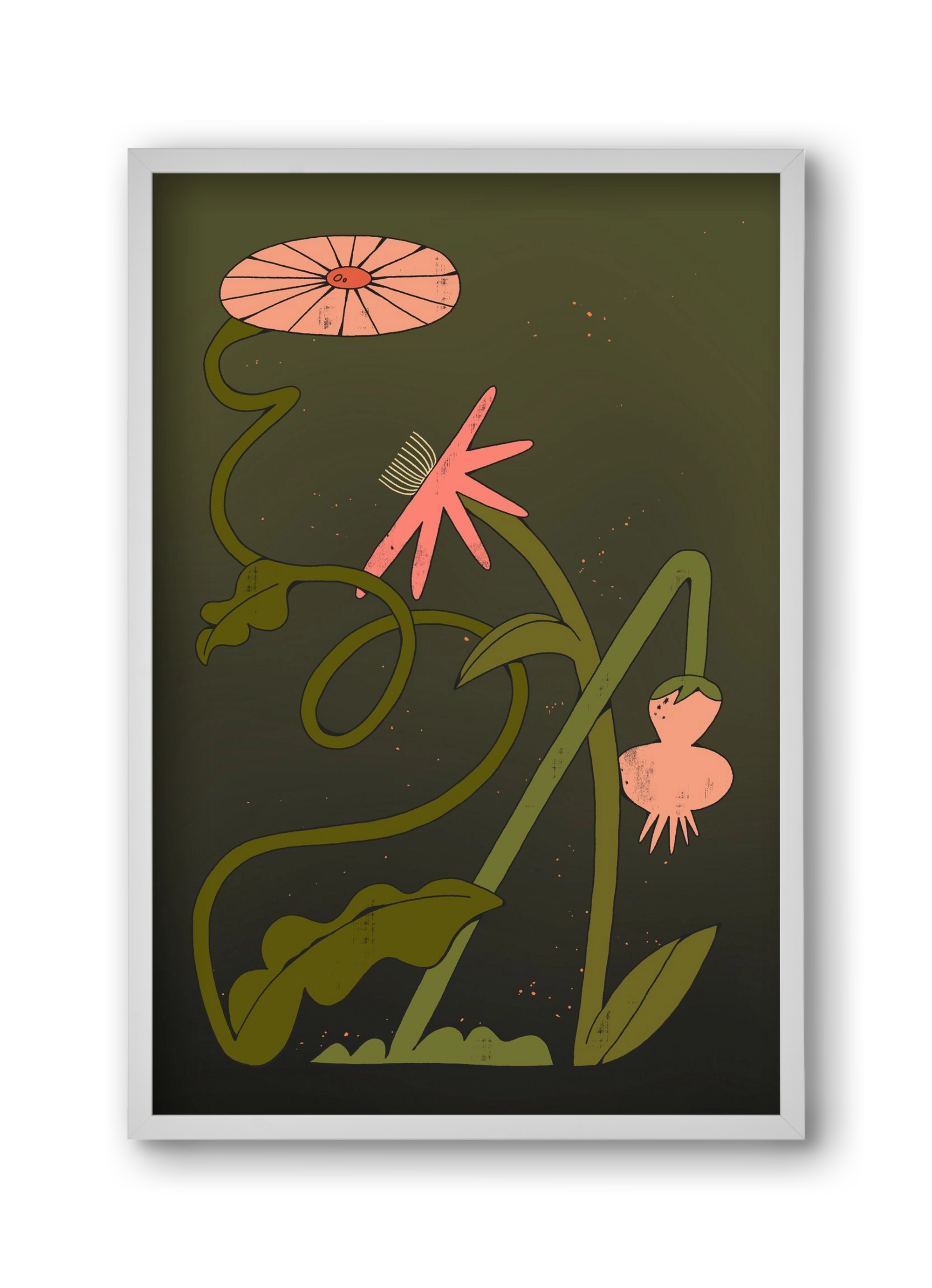 Paths, 30x45 cm (30x45 cm), Fehér keret