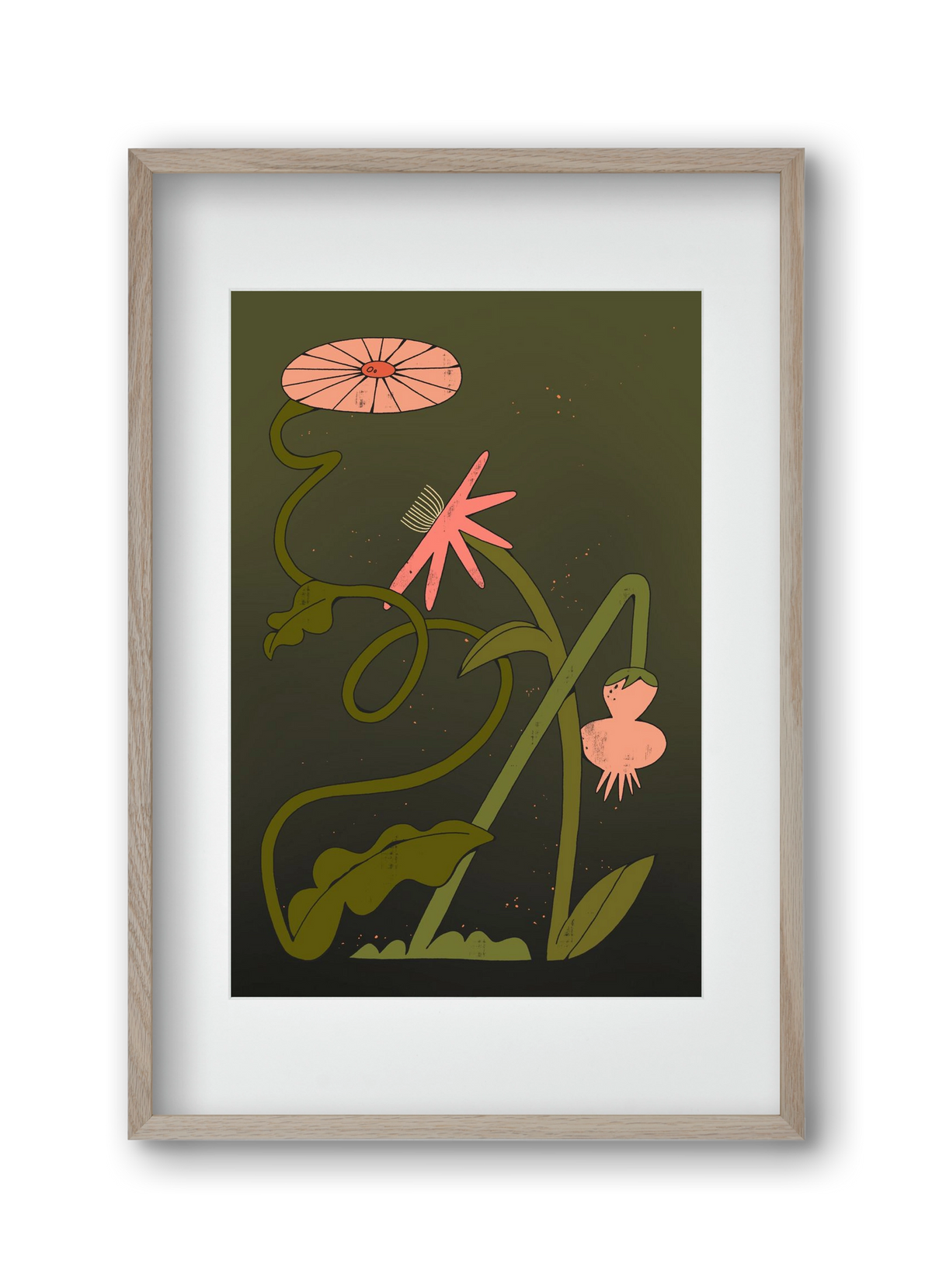 Paths, 30x45 cm (20x30 cm), Tölgy keret, paszpartuval