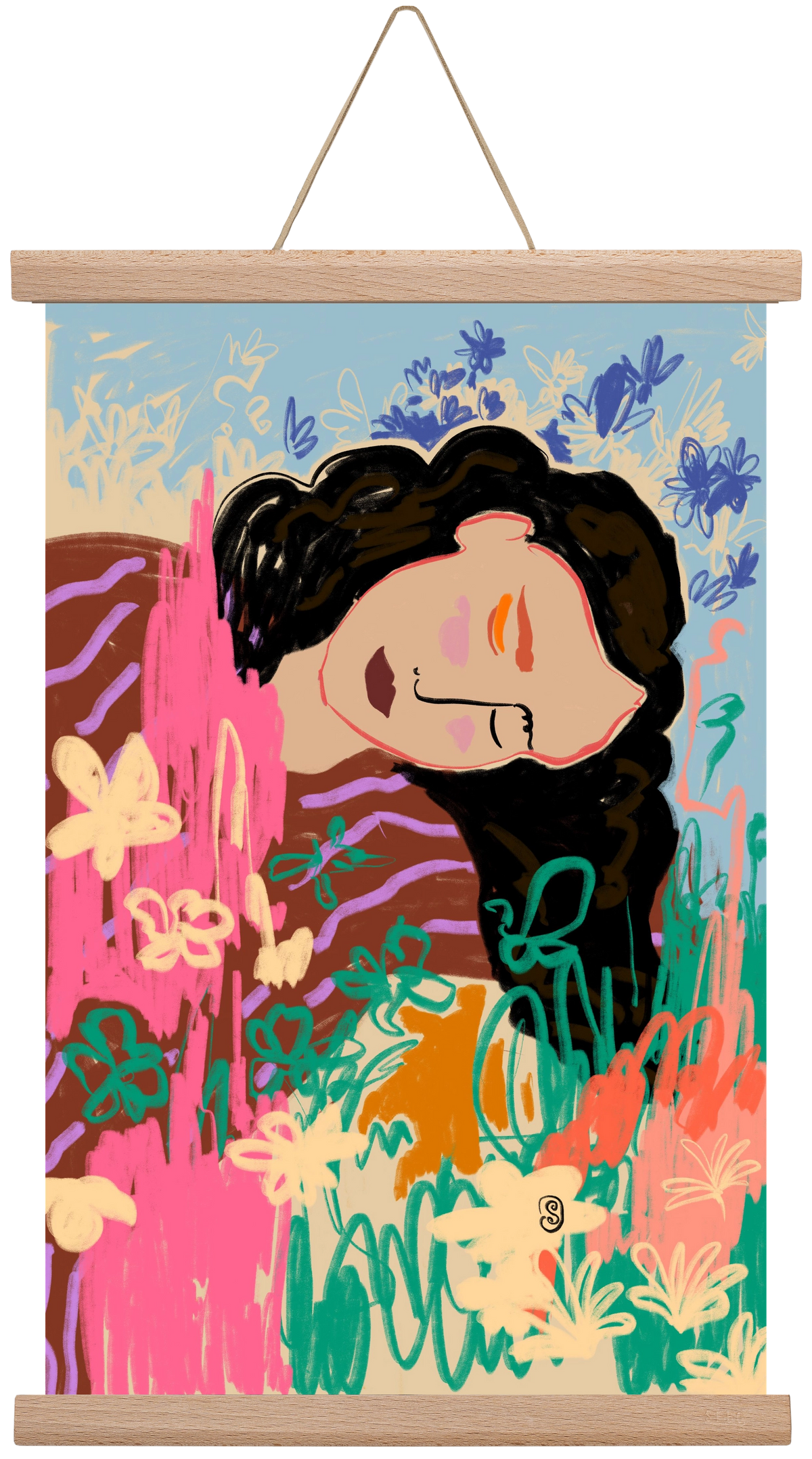 DREAMER, 30x45 cm (30x45 cm), Tölgy akasztó