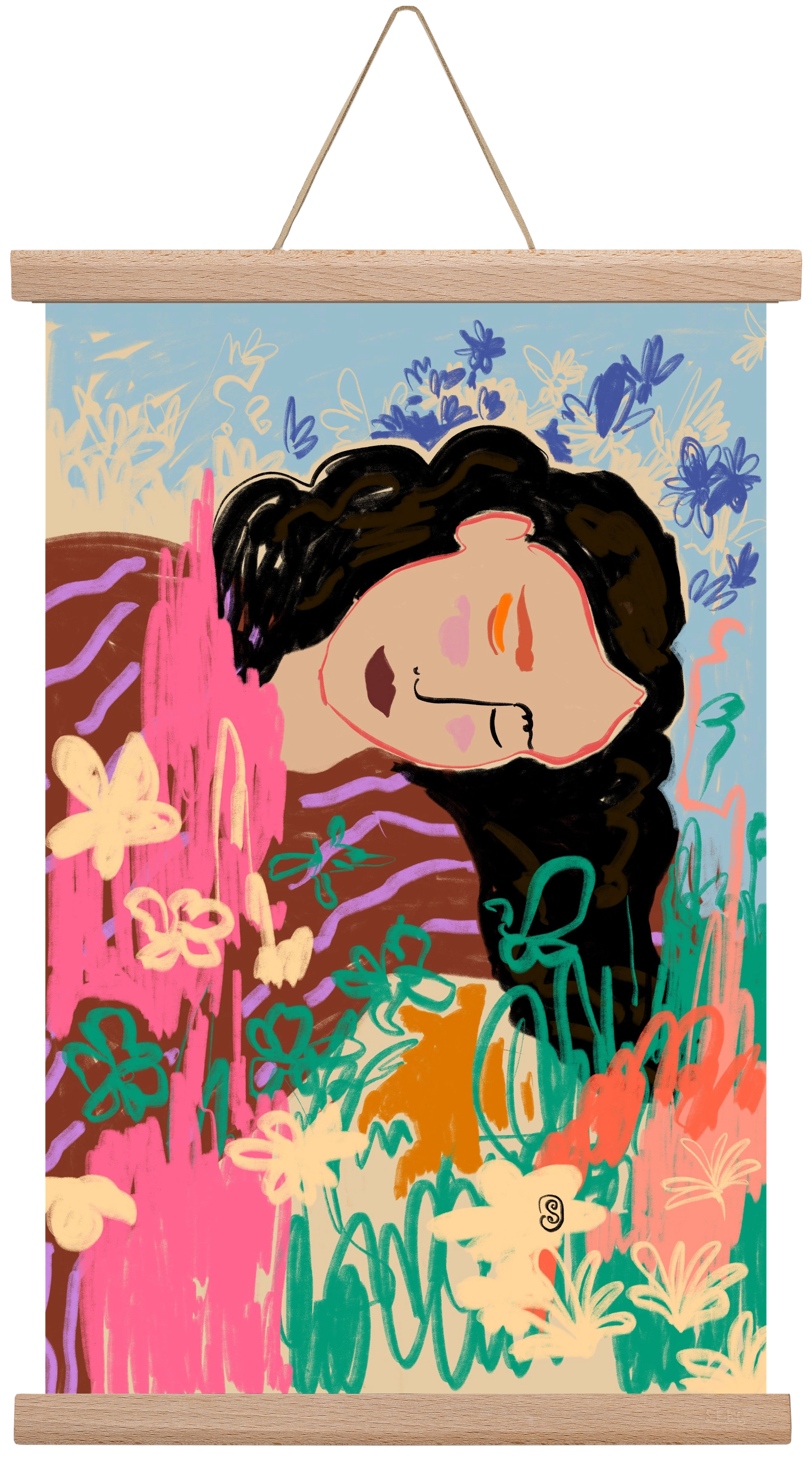 DREAMER, 30x45 cm (30x45 cm), Tölgy akasztó