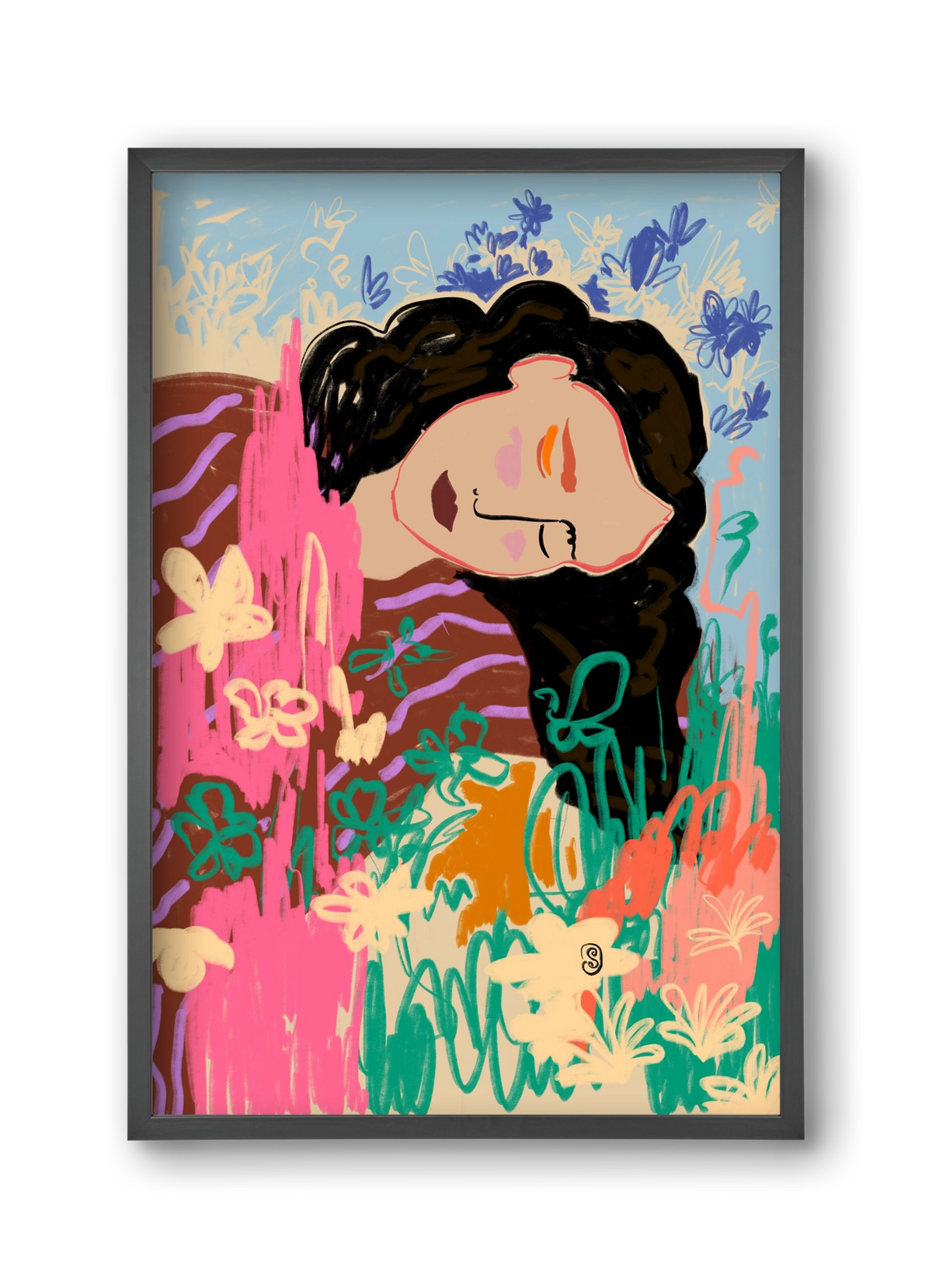 DREAMER, 30x45 cm (30x45 cm), Fekete keret