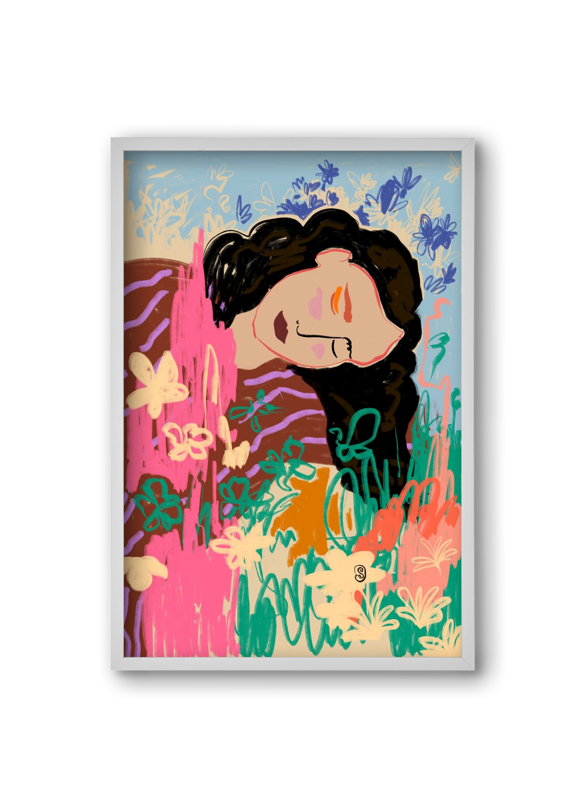 DREAMER, 20x30 cm (20x30 cm), Fehér keret