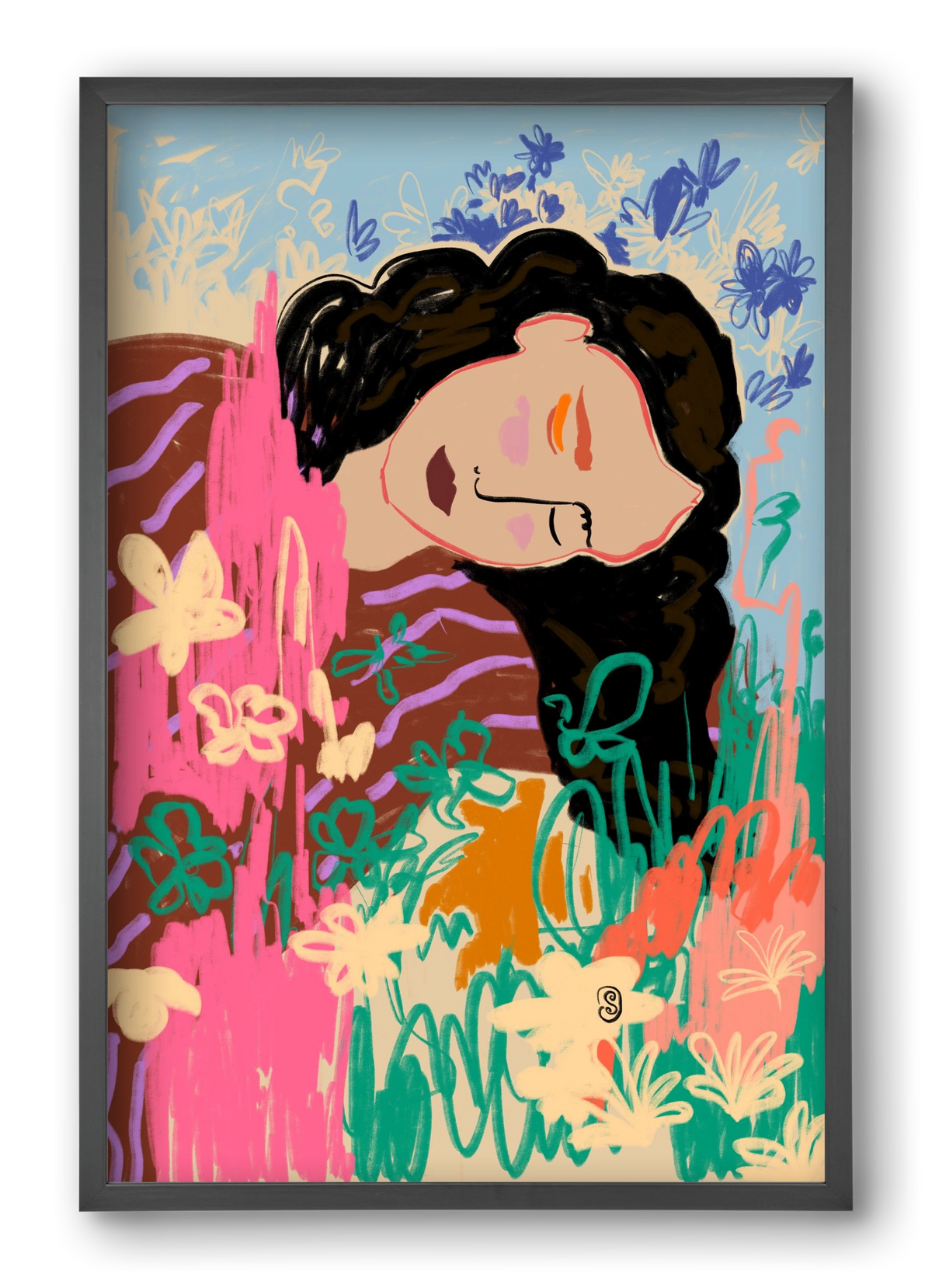 DREAMER, 40x60 cm (40x60 cm), Fekete keret