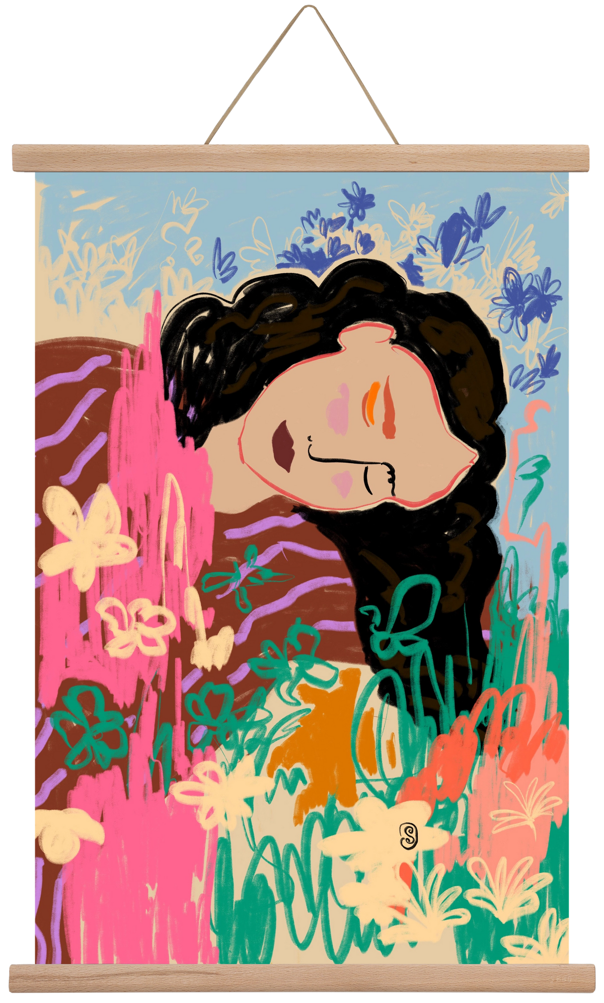 DREAMER, 40x60 cm (40x60 cm), Tölgy akasztó