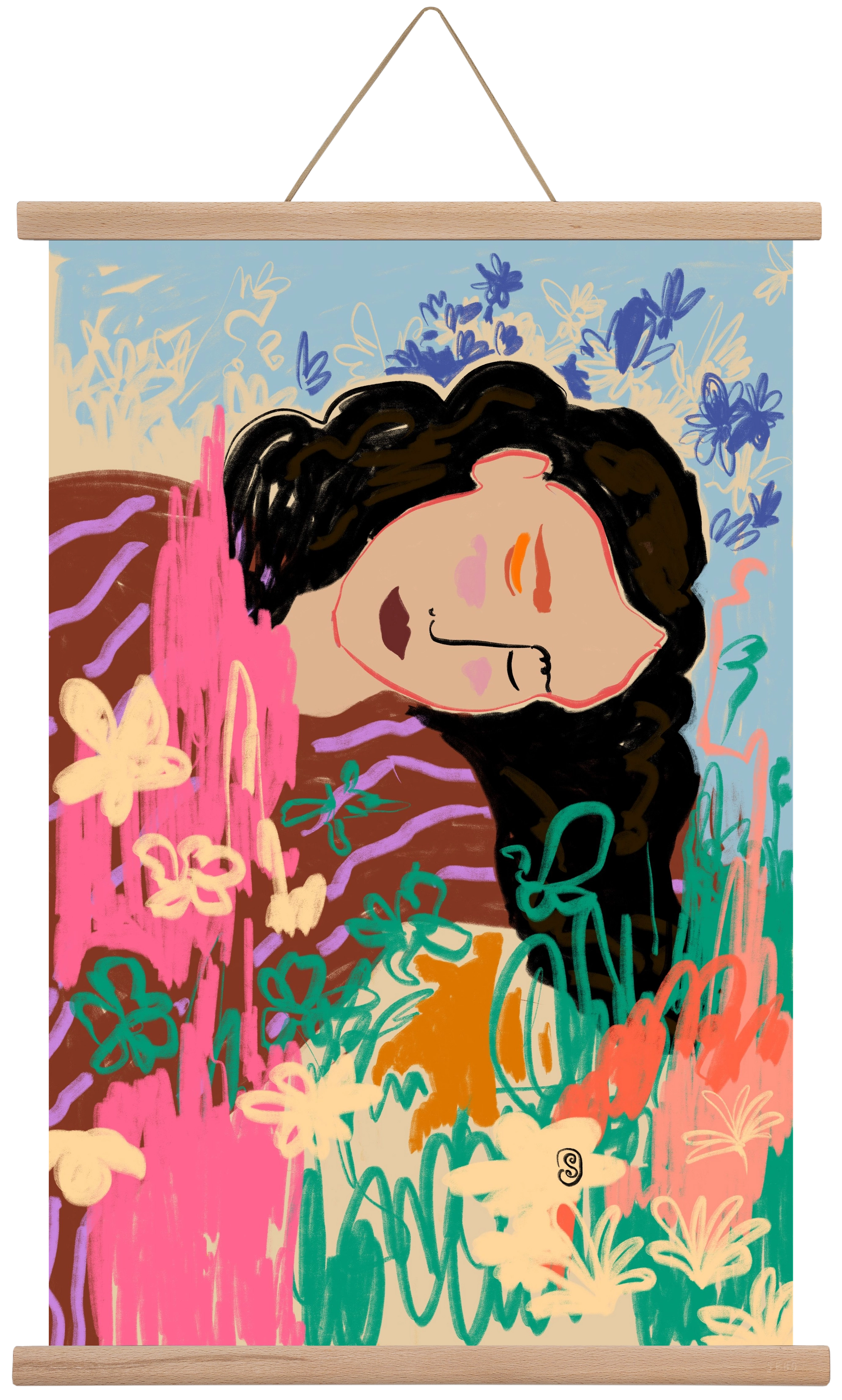 DREAMER, 40x60 cm (40x60 cm), Tölgy akasztó