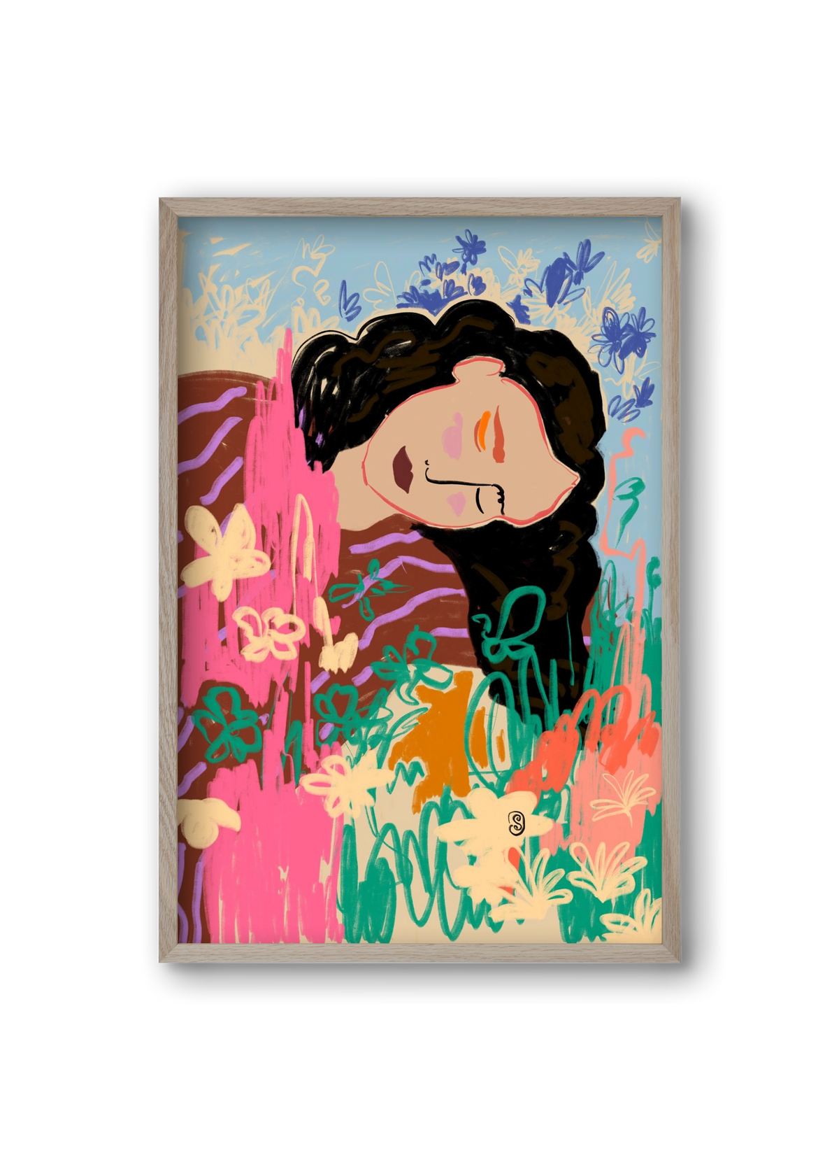 DREAMER, 20x30 cm (20x30 cm), Tölgy keret