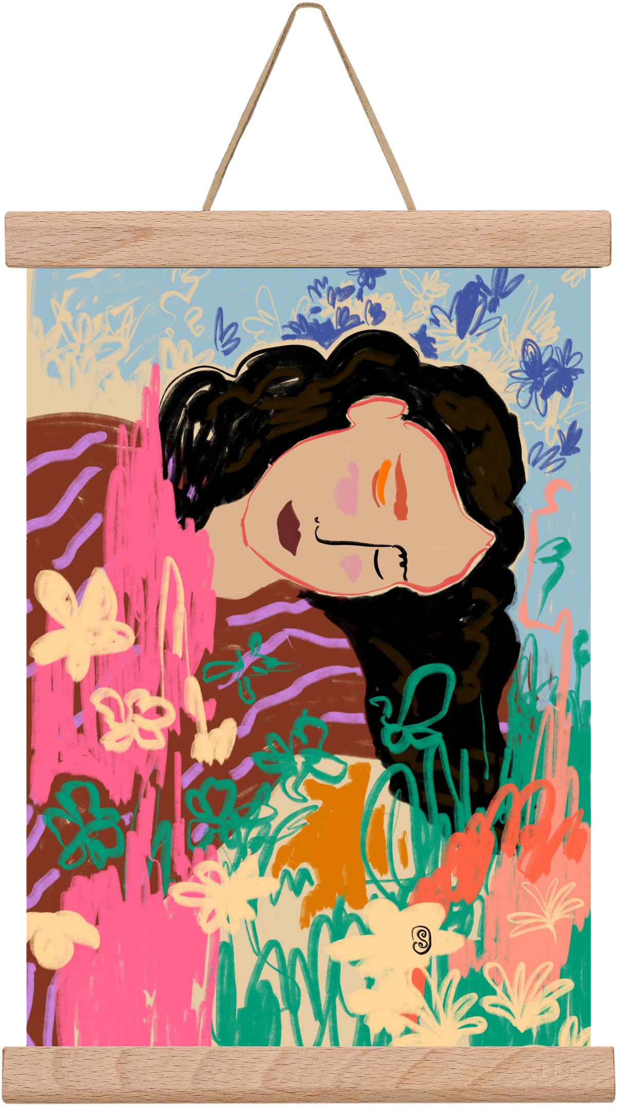 DREAMER, 20x30 cm (20x30 cm), Tölgy akasztó