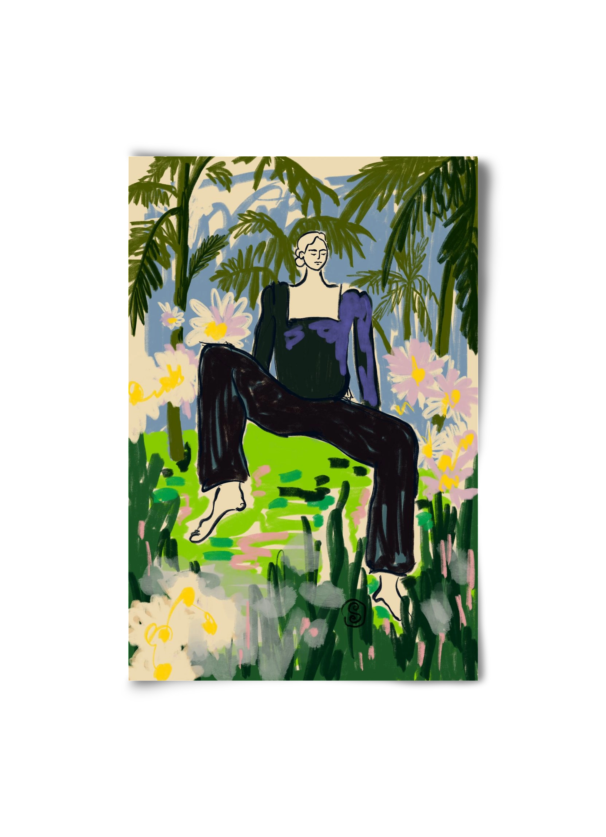 LISTEN TO THE SILENCE, 20x30 cm, Keret nélkül