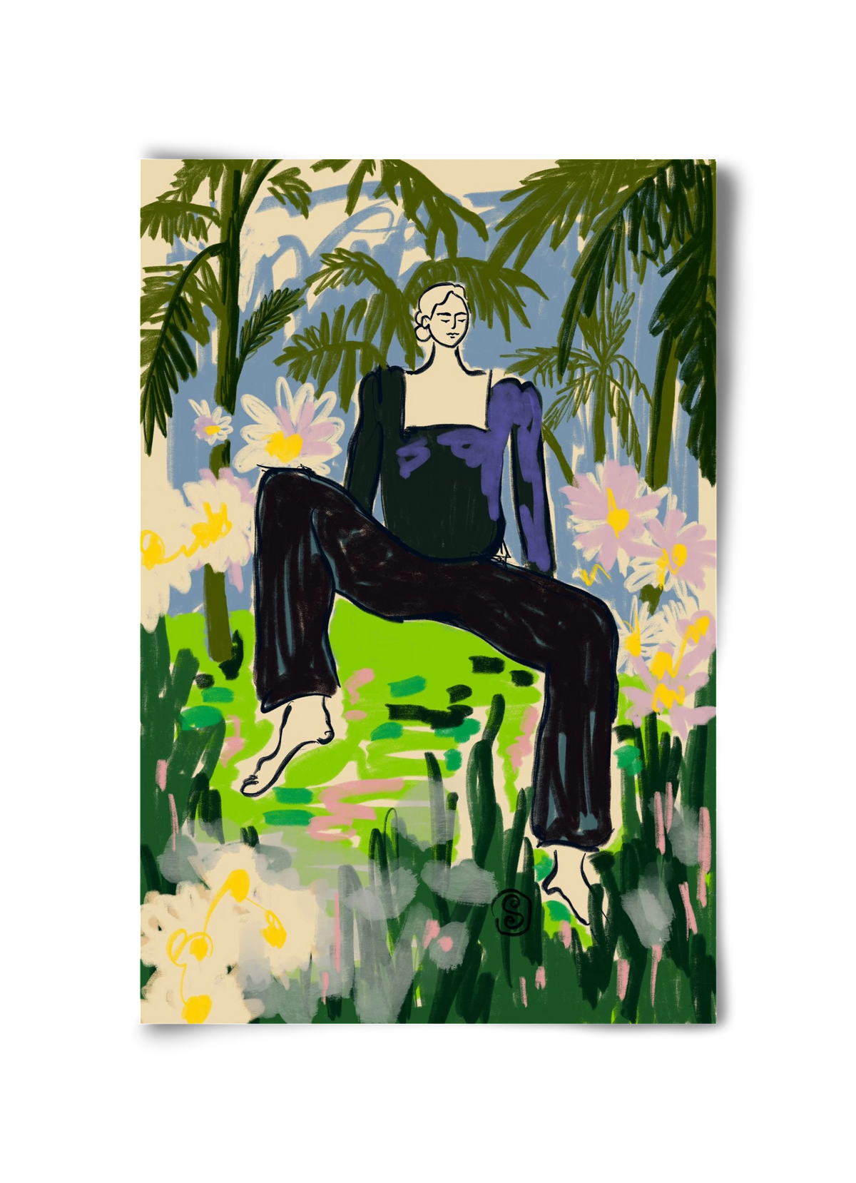 LISTEN TO THE SILENCE, 30x45 cm, Keret nélkül