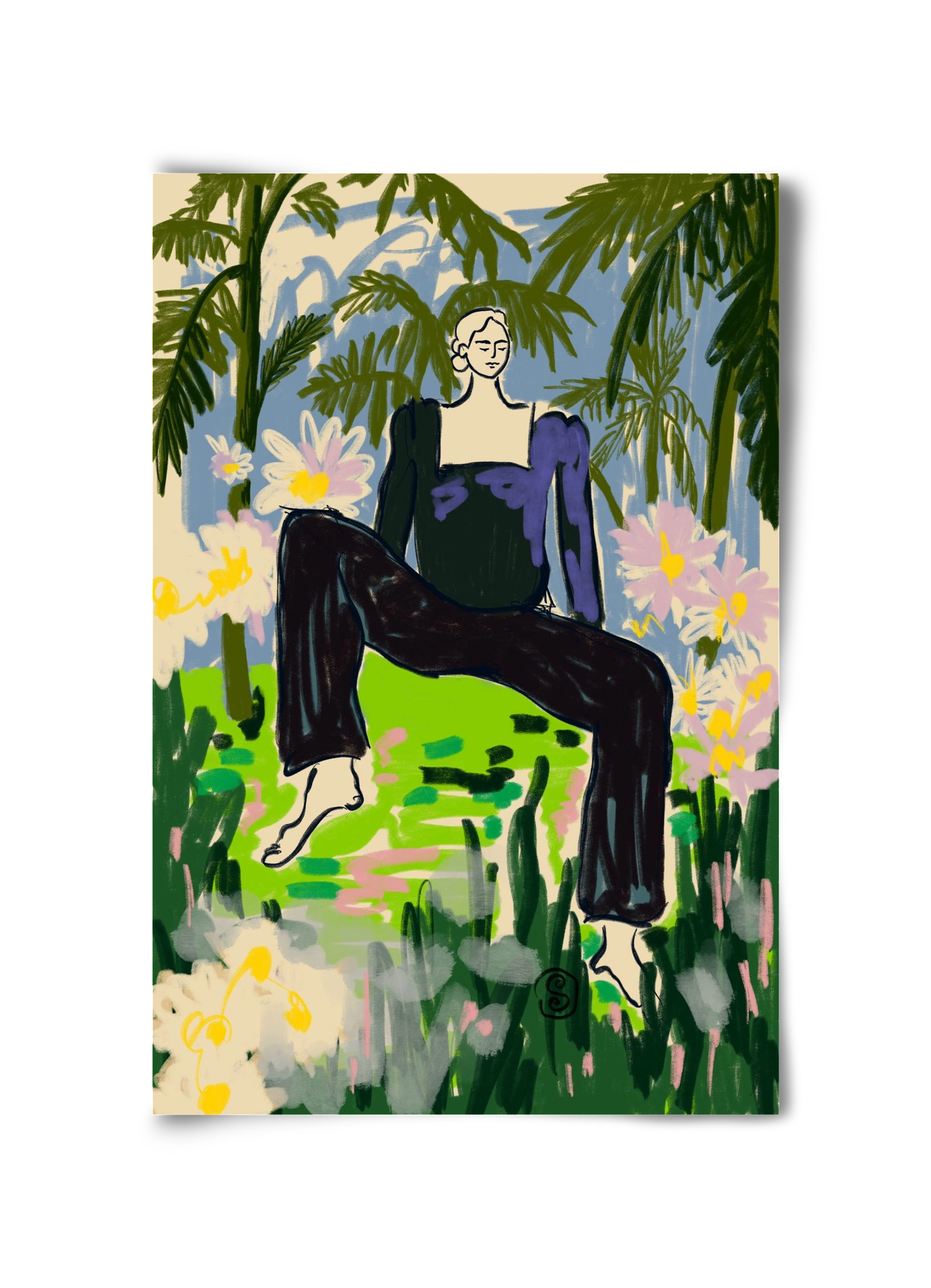 LISTEN TO THE SILENCE, 30x45 cm, Keret nélkül