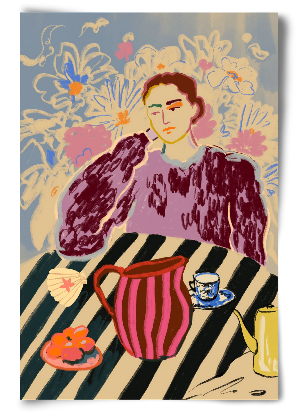 TANGERINES, 60x90 cm, Keret nélkül