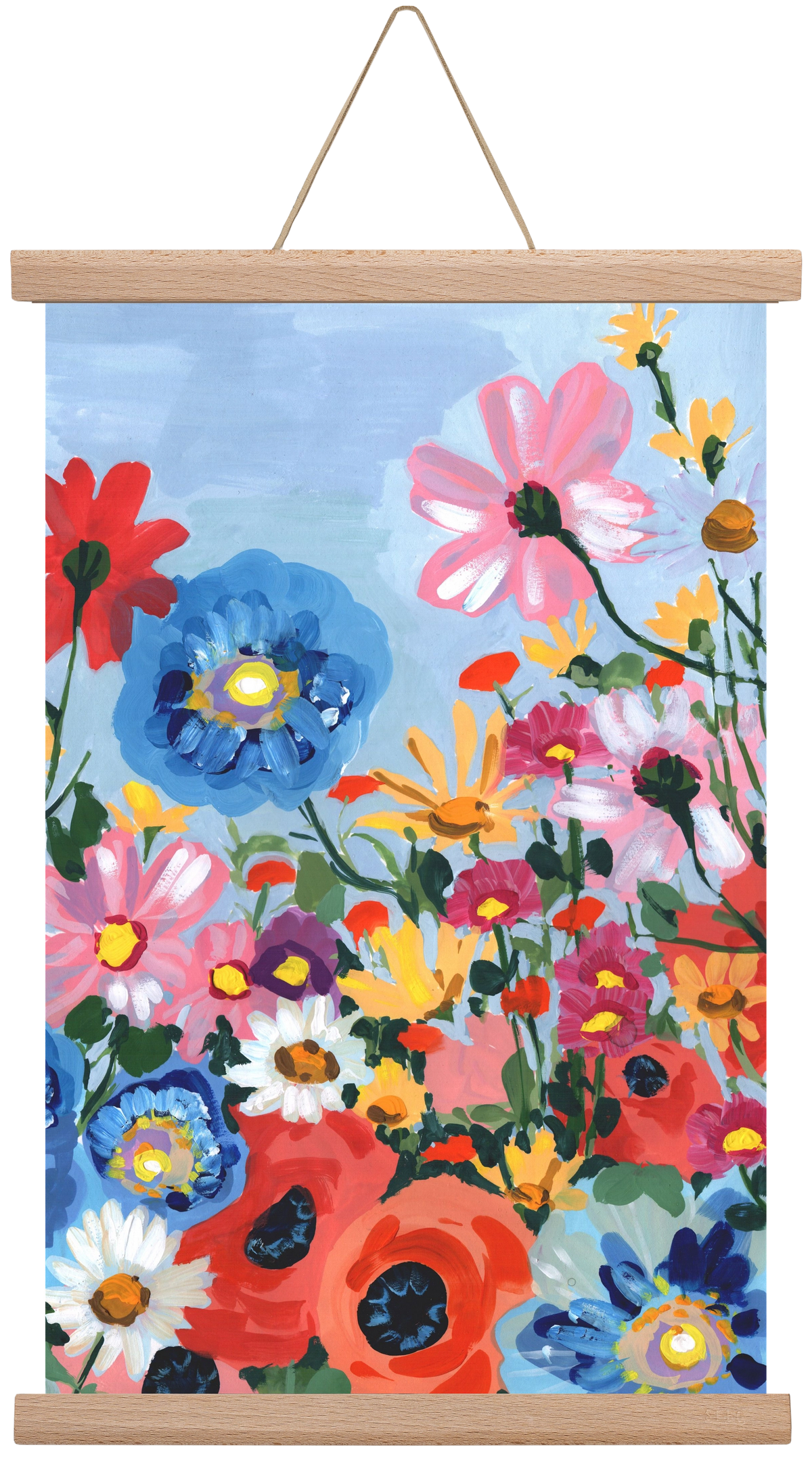 Meadow In June, 30x45 cm (30x45 cm), Tölgy akasztó