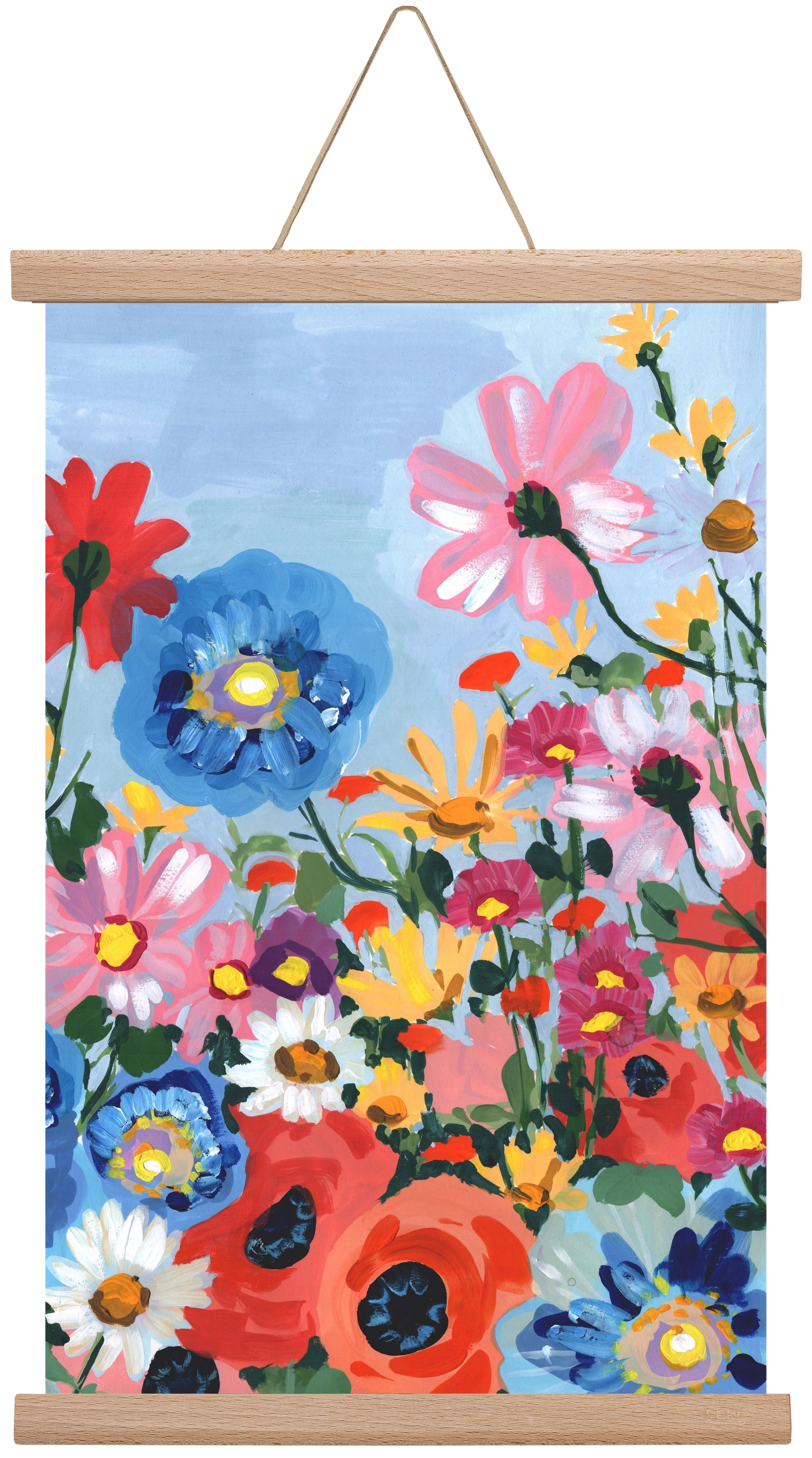 Meadow In June, 30x45 cm (30x45 cm), Tölgy akasztó