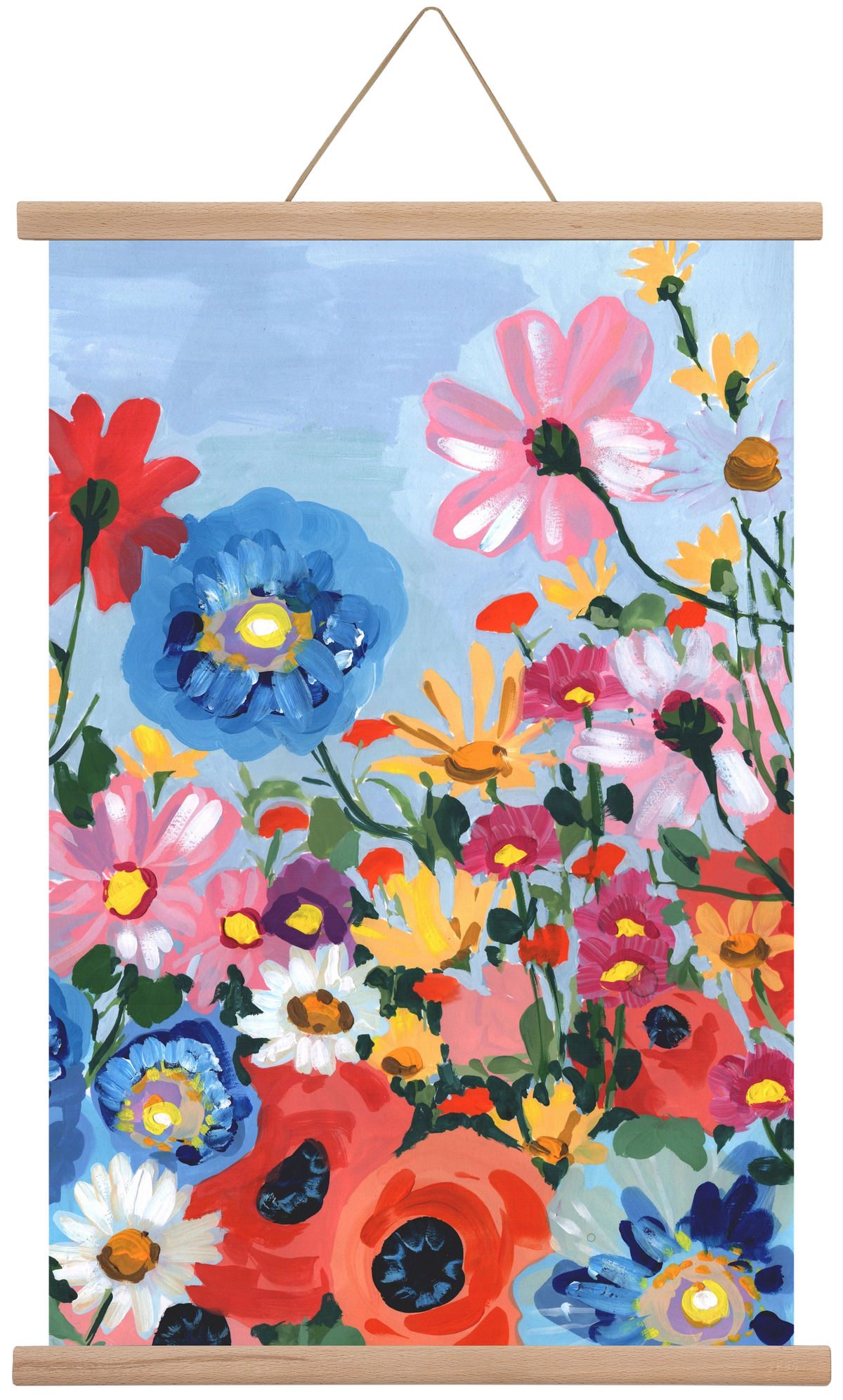 Meadow In June, 40x60 cm (40x60 cm), Tölgy akasztó