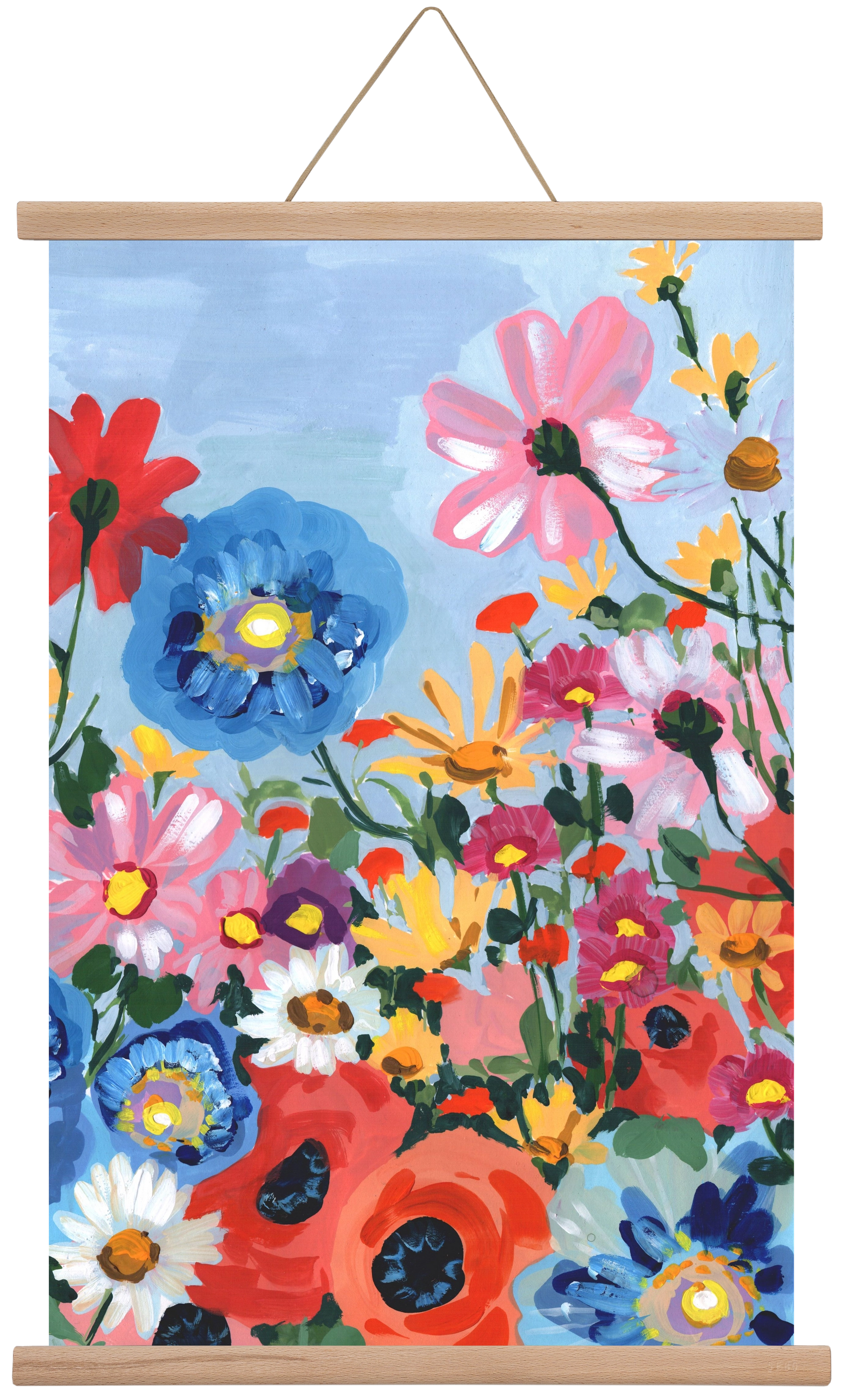 Meadow In June, 40x60 cm (40x60 cm), Tölgy akasztó