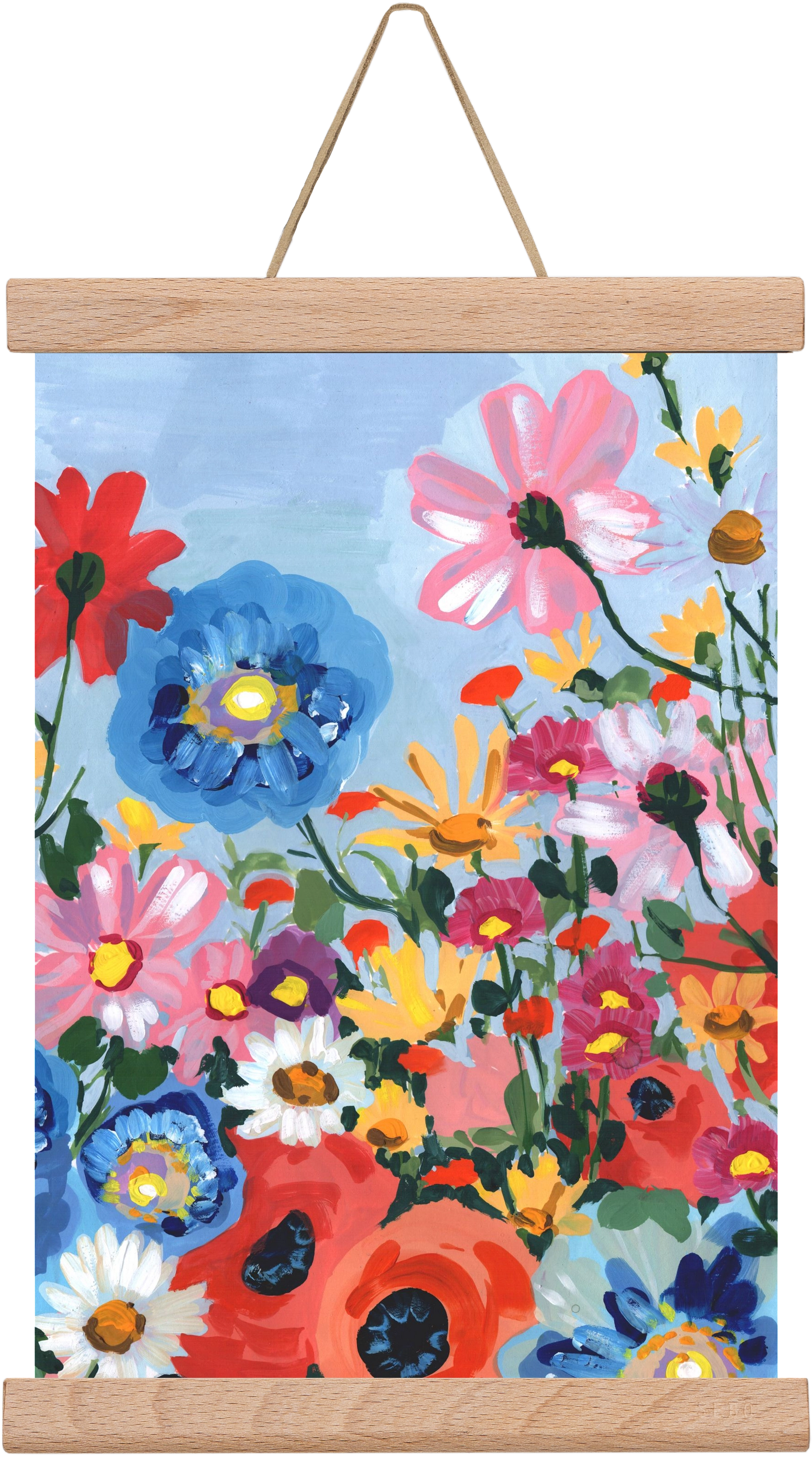 Meadow In June, 20x30 cm (20x30 cm), Tölgy akasztó