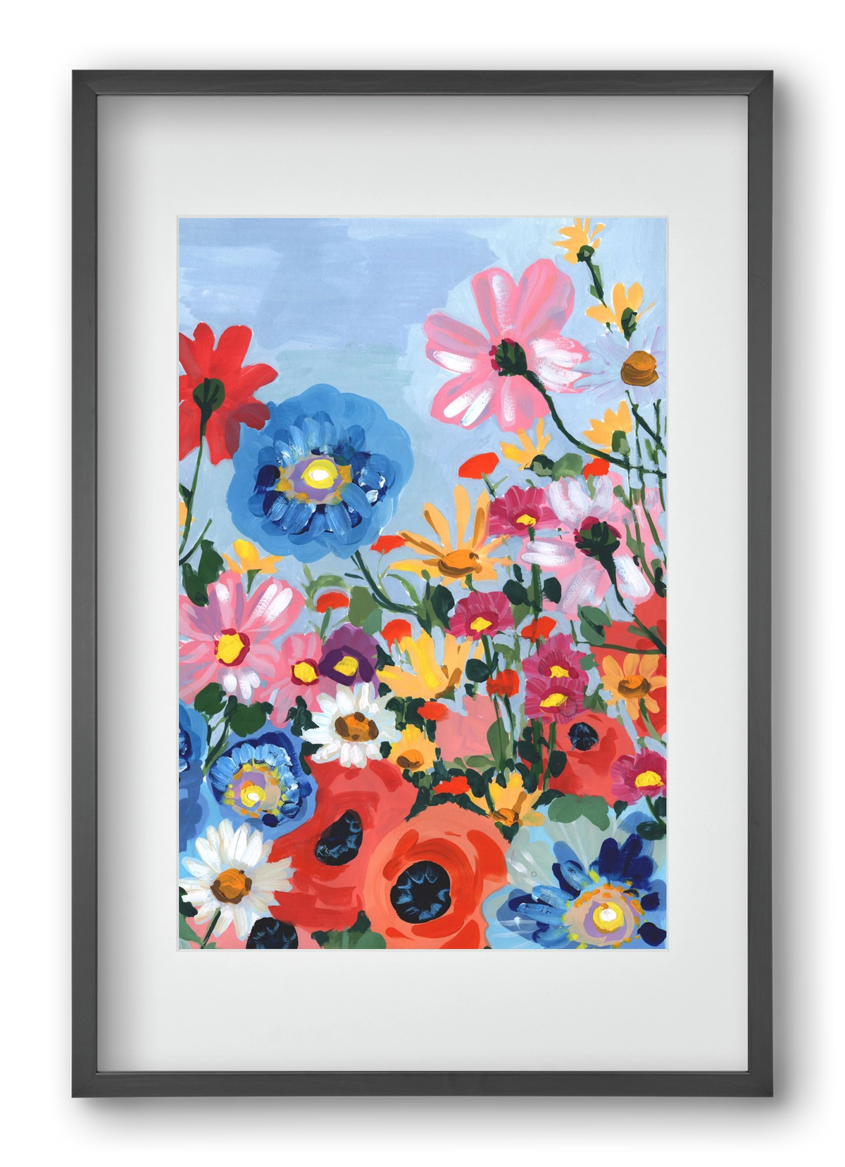 Meadow In June, 40x60 cm (30x45 cm), Fekete keret, paszpartuval