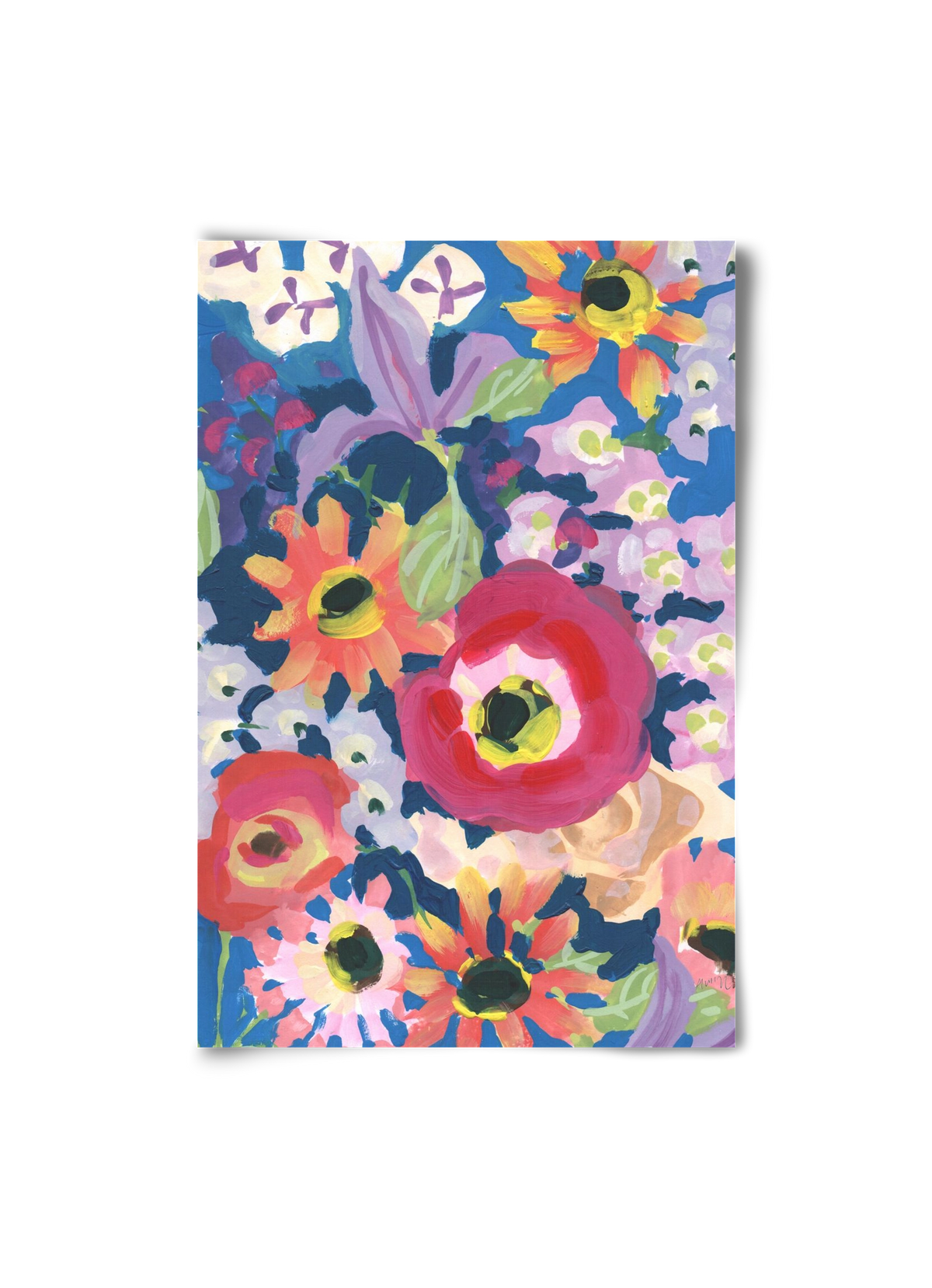 Viva Magenta Poppy, 20x30 cm, Keret nélkül