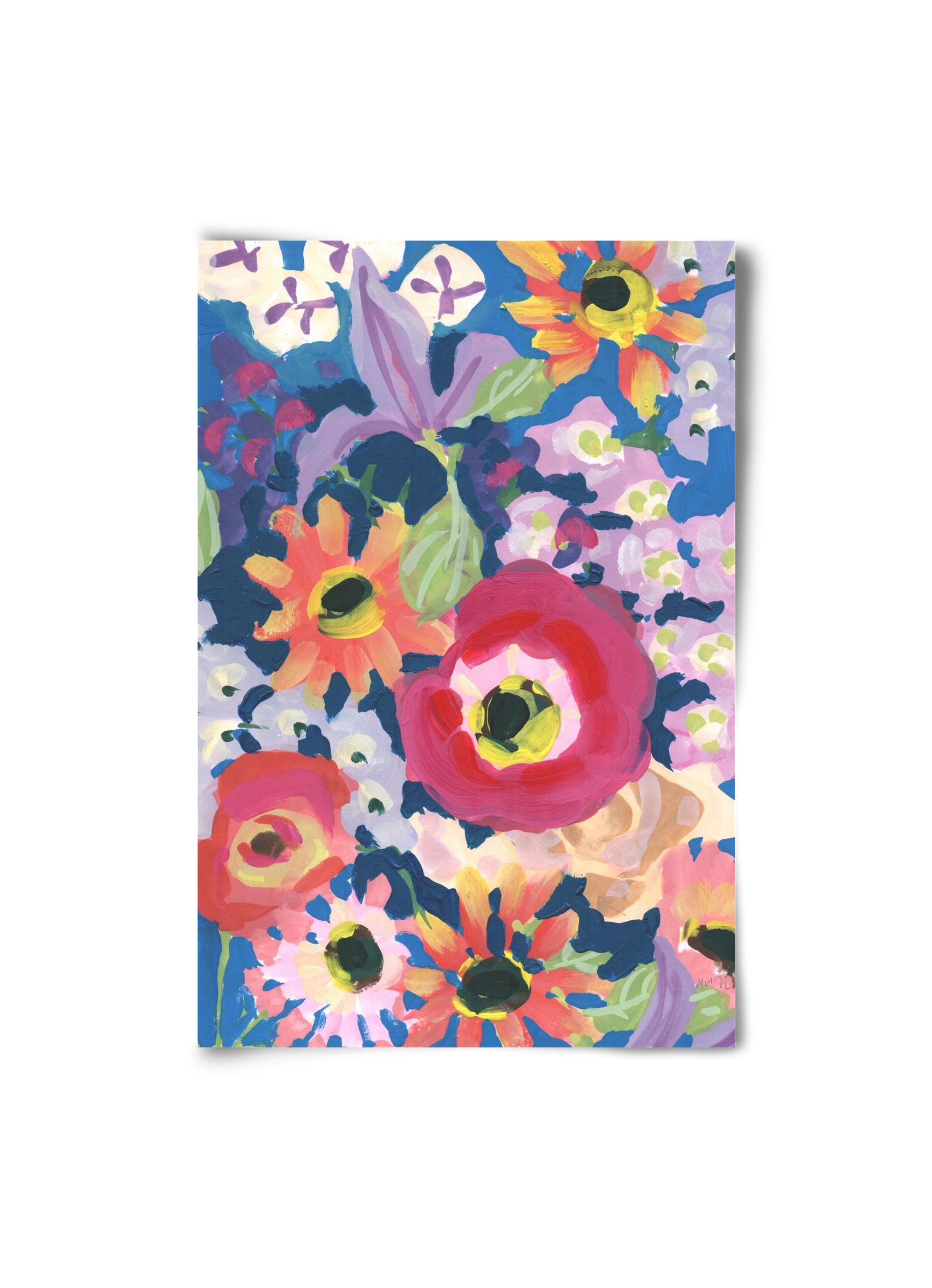 Viva Magenta Poppy, 20x30 cm, Keret nélkül