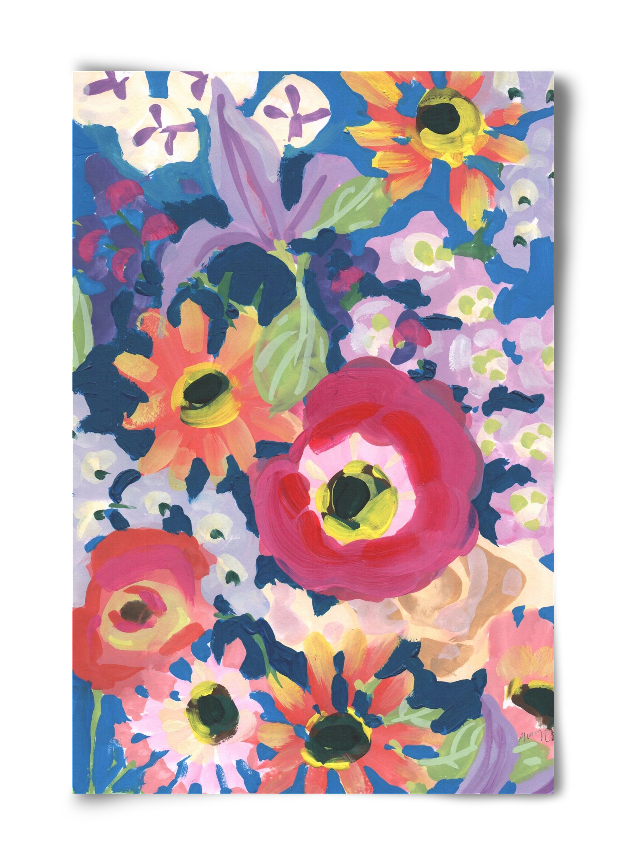 Viva Magenta Poppy, 40x60 cm, Keret nélkül