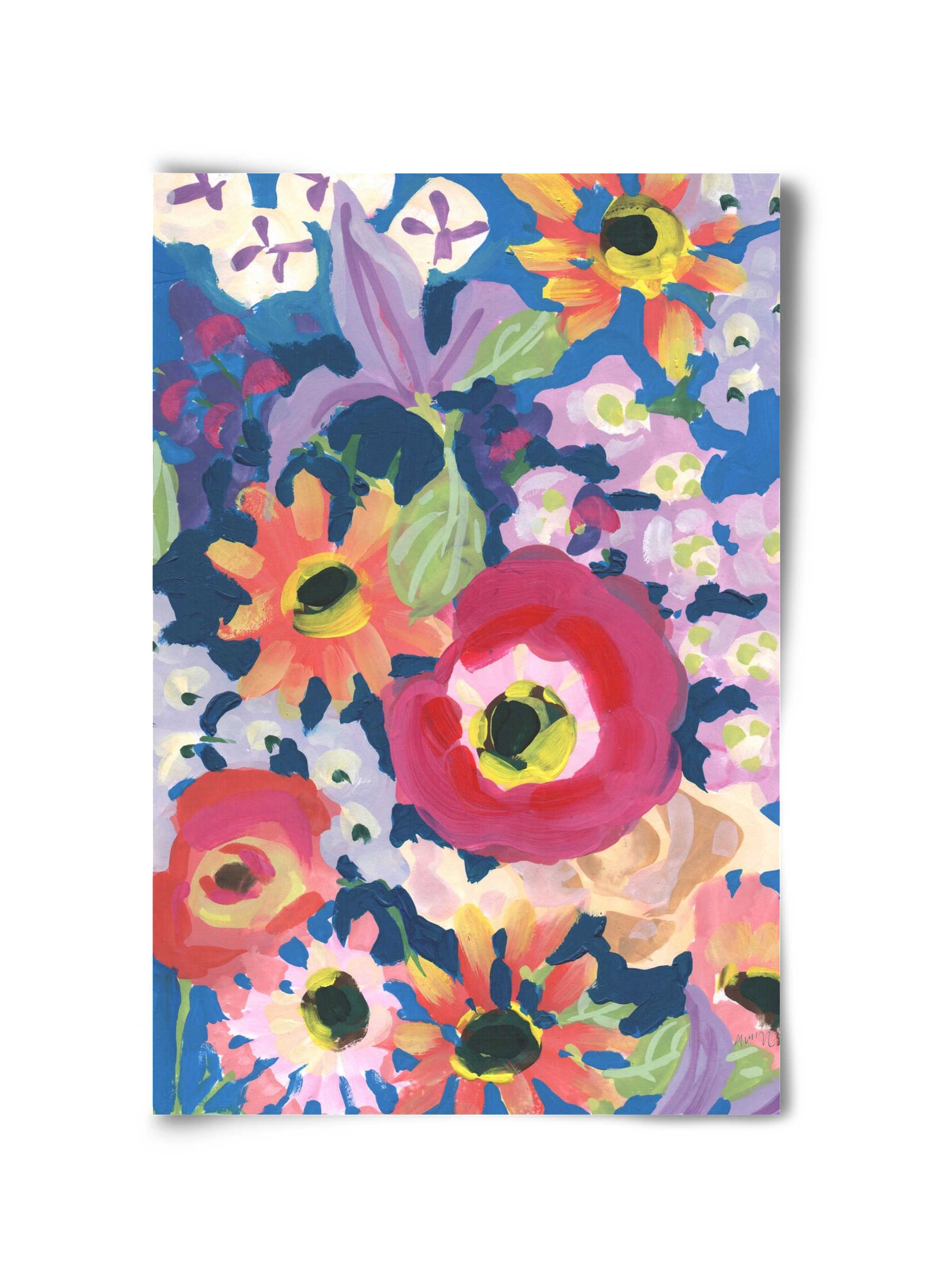 Viva Magenta Poppy, 30x45 cm, Keret nélkül