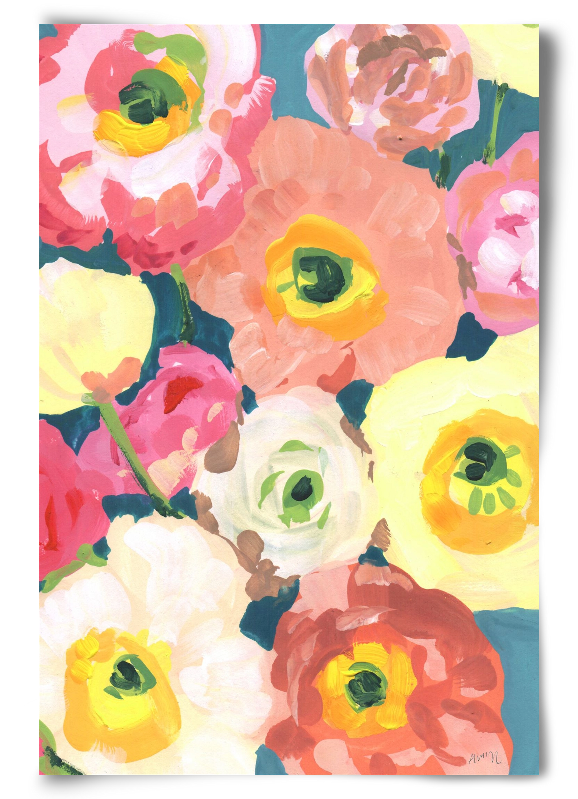 Icelandic Poppies, 60x90 cm, Keret nélkül