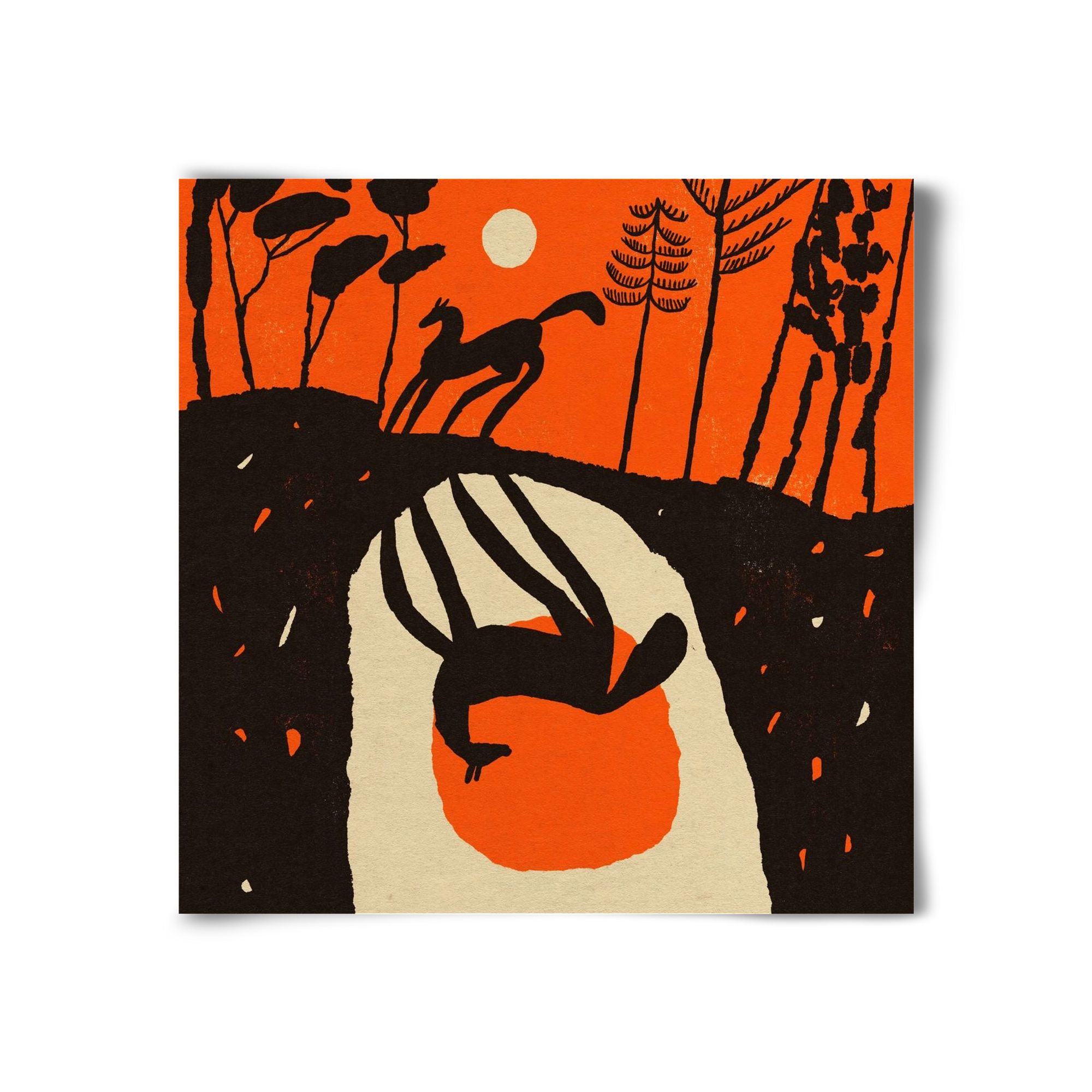 Sunset shadow, 30x30 cm, Keret nélkül