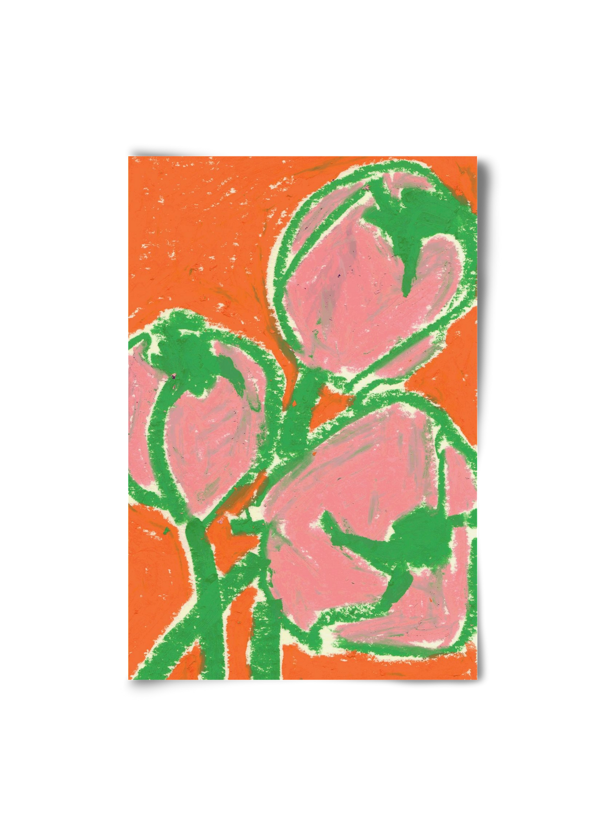 Little tulips, 20x30 cm, Keret nélkül