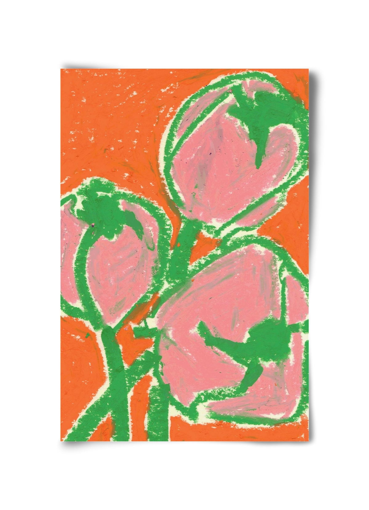 Little tulips, 30x45 cm, Keret nélkül