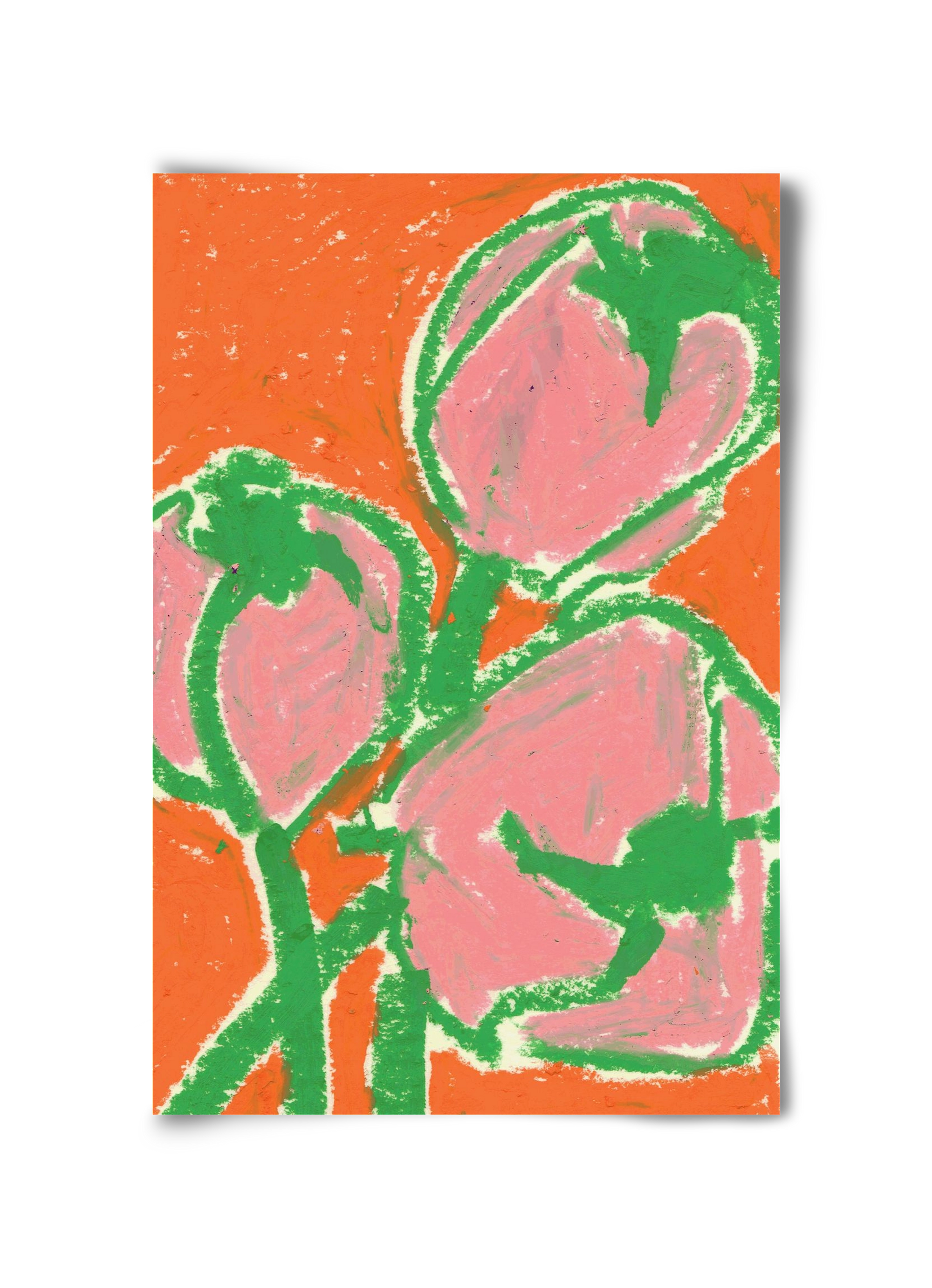 Little tulips, 30x45 cm, Keret nélkül