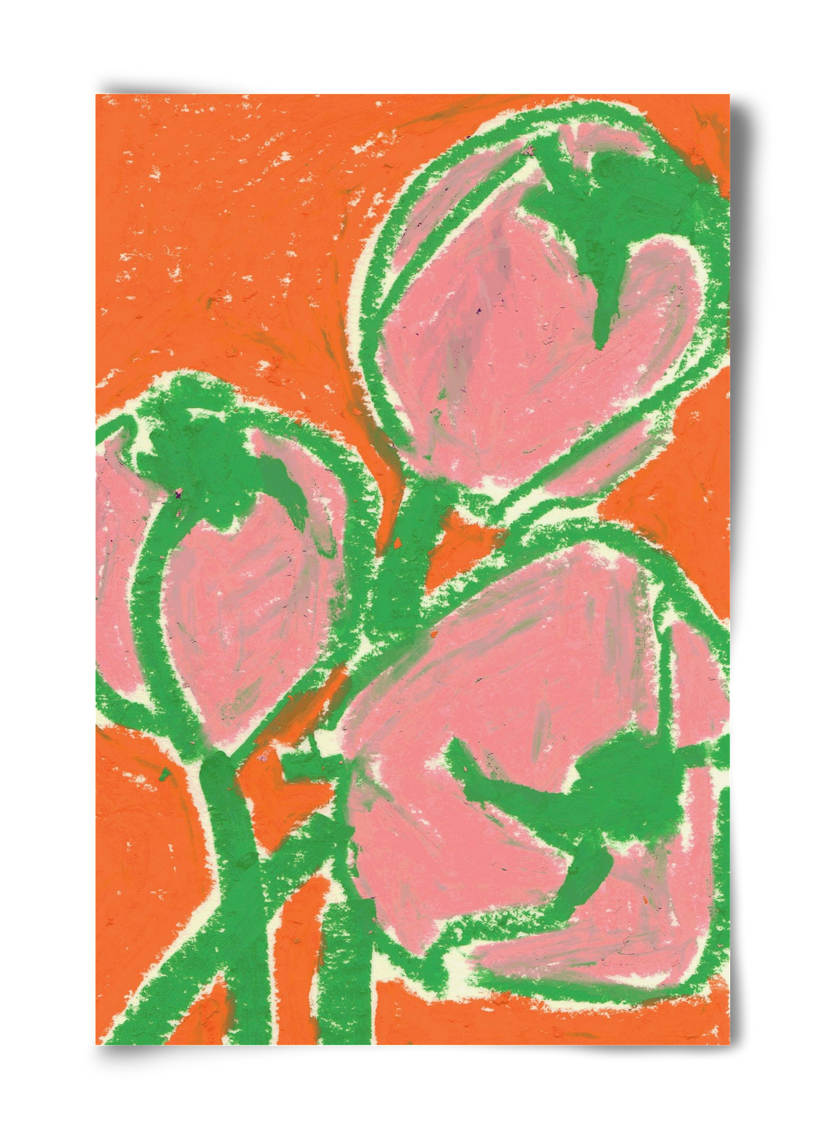 Little tulips, 40x60 cm, Keret nélkül