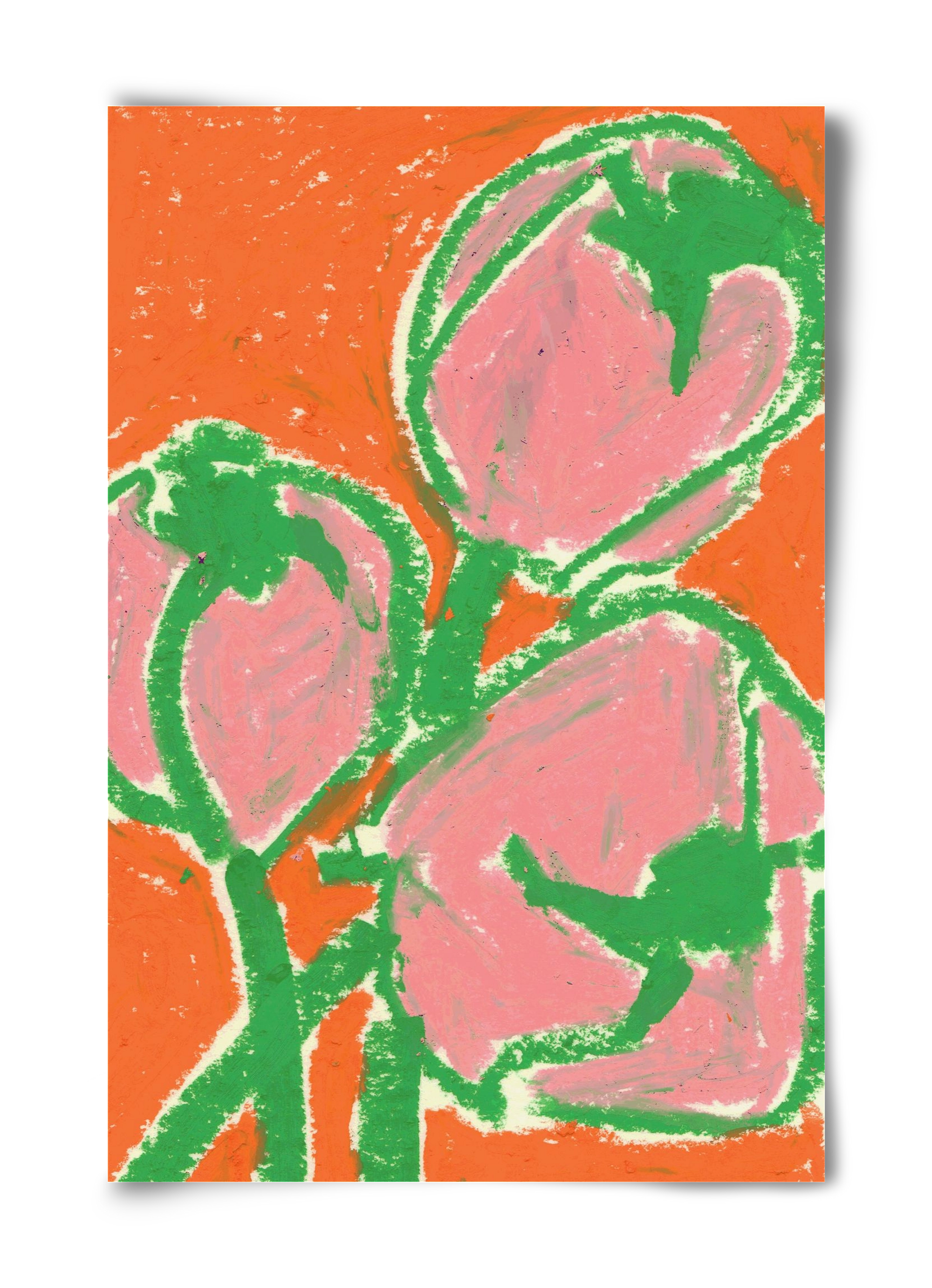 Little tulips, 40x60 cm, Keret nélkül