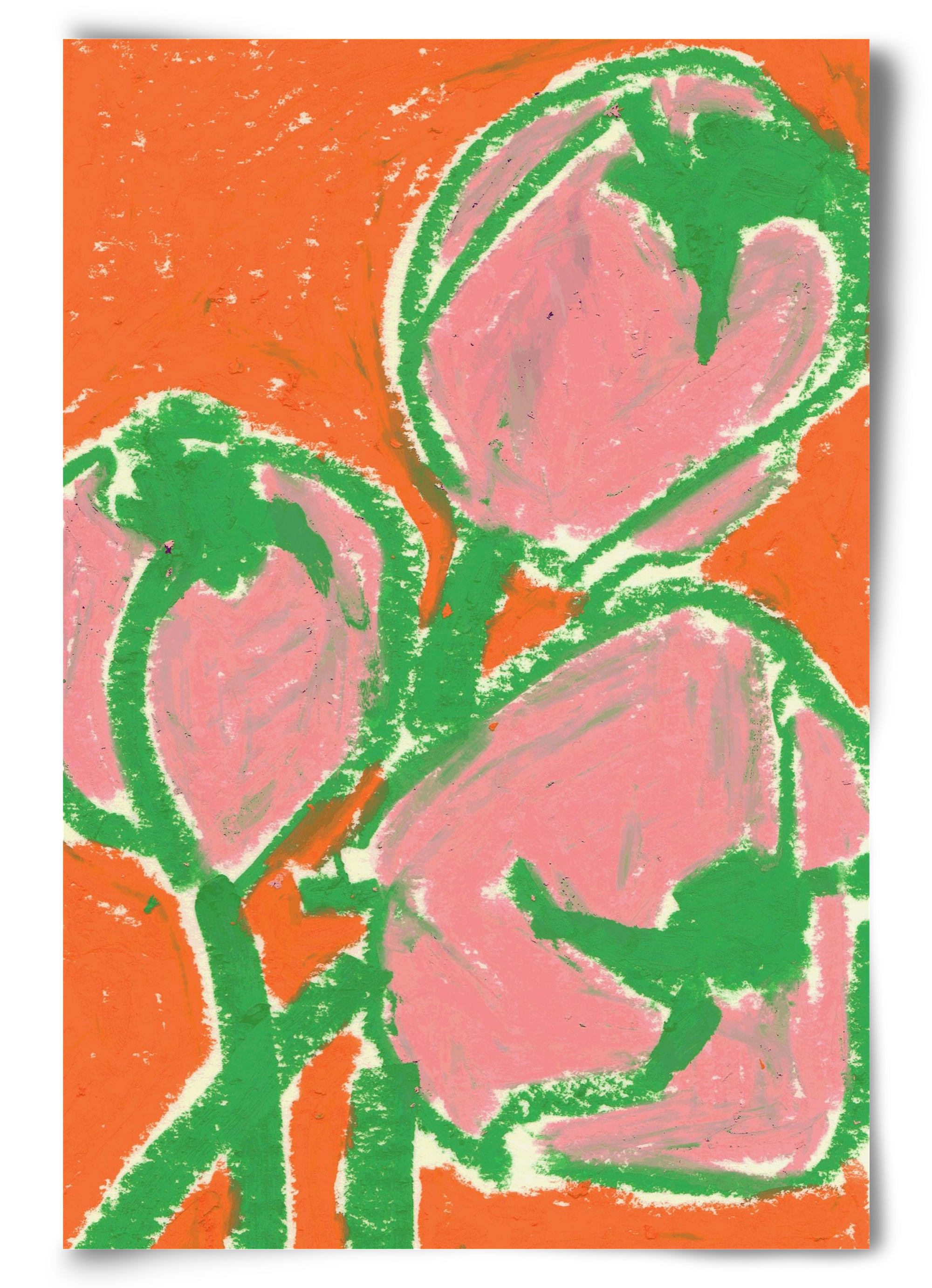 Little tulips, 60x90 cm, Keret nélkül